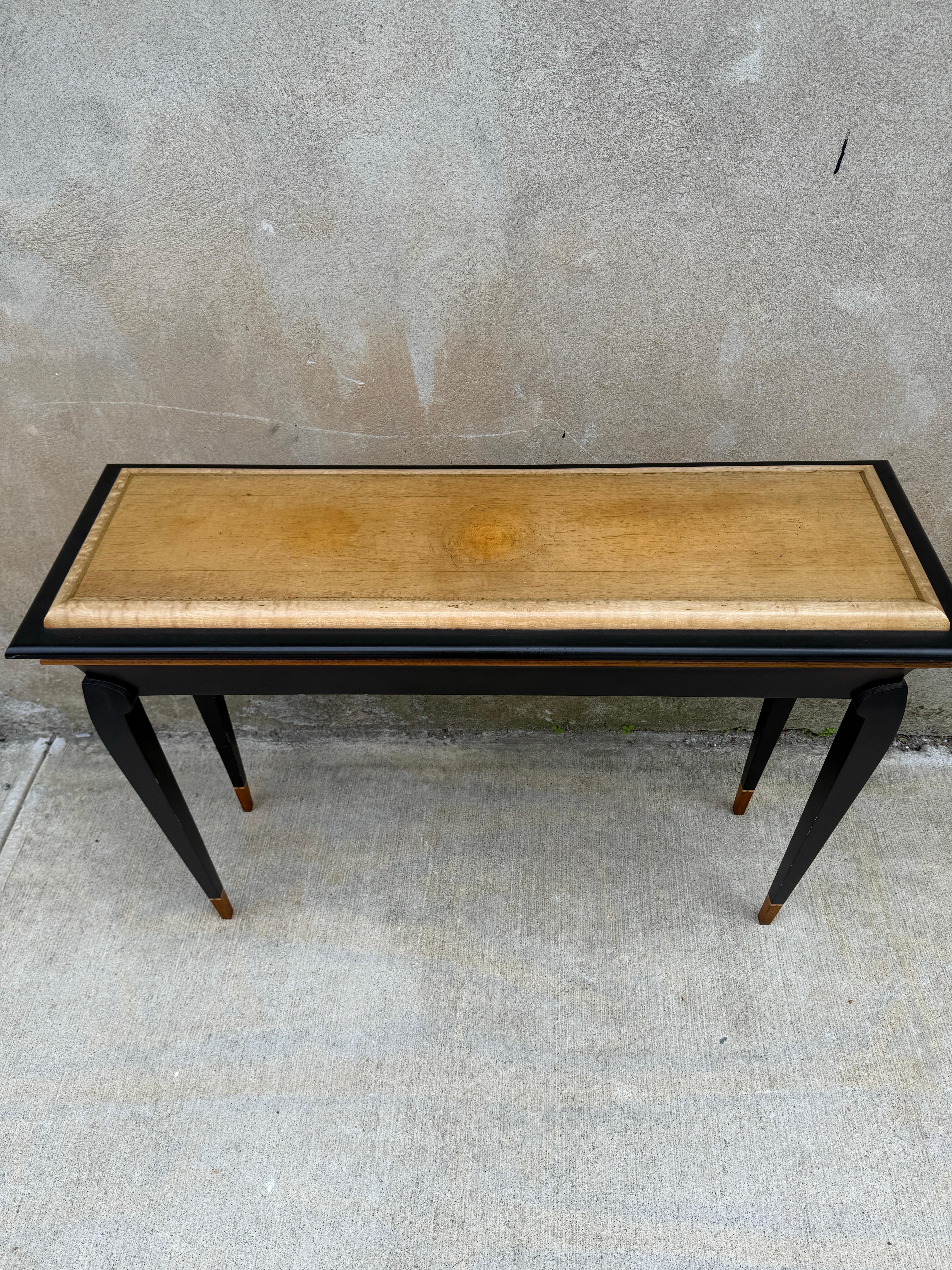 American Ron Puckett Custom Made Console Table NYC 1980’s For Sale