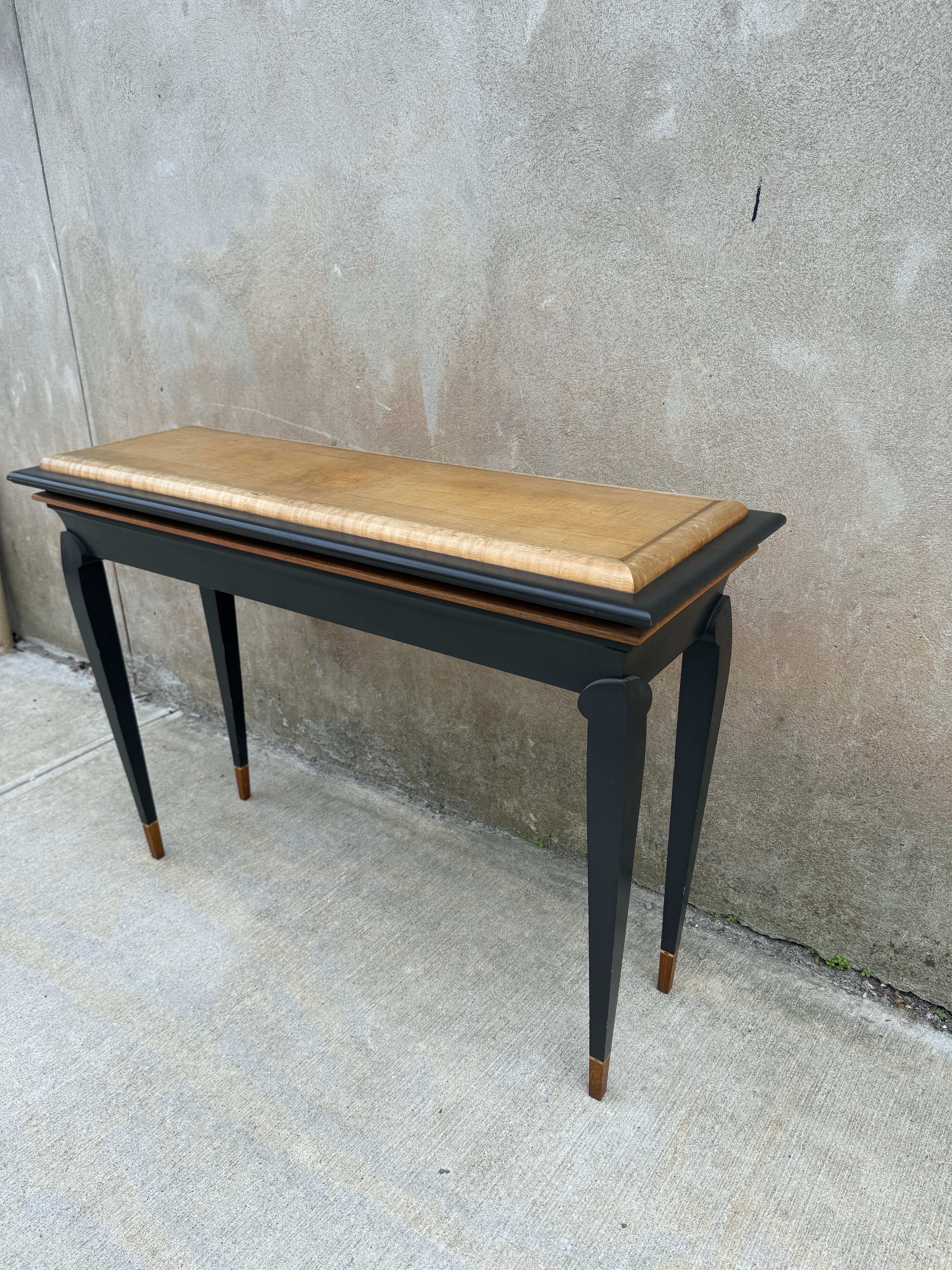Ron Puckett Custom Made Console Table NYC 1980’s In Good Condition For Sale In Jersey City, NJ
