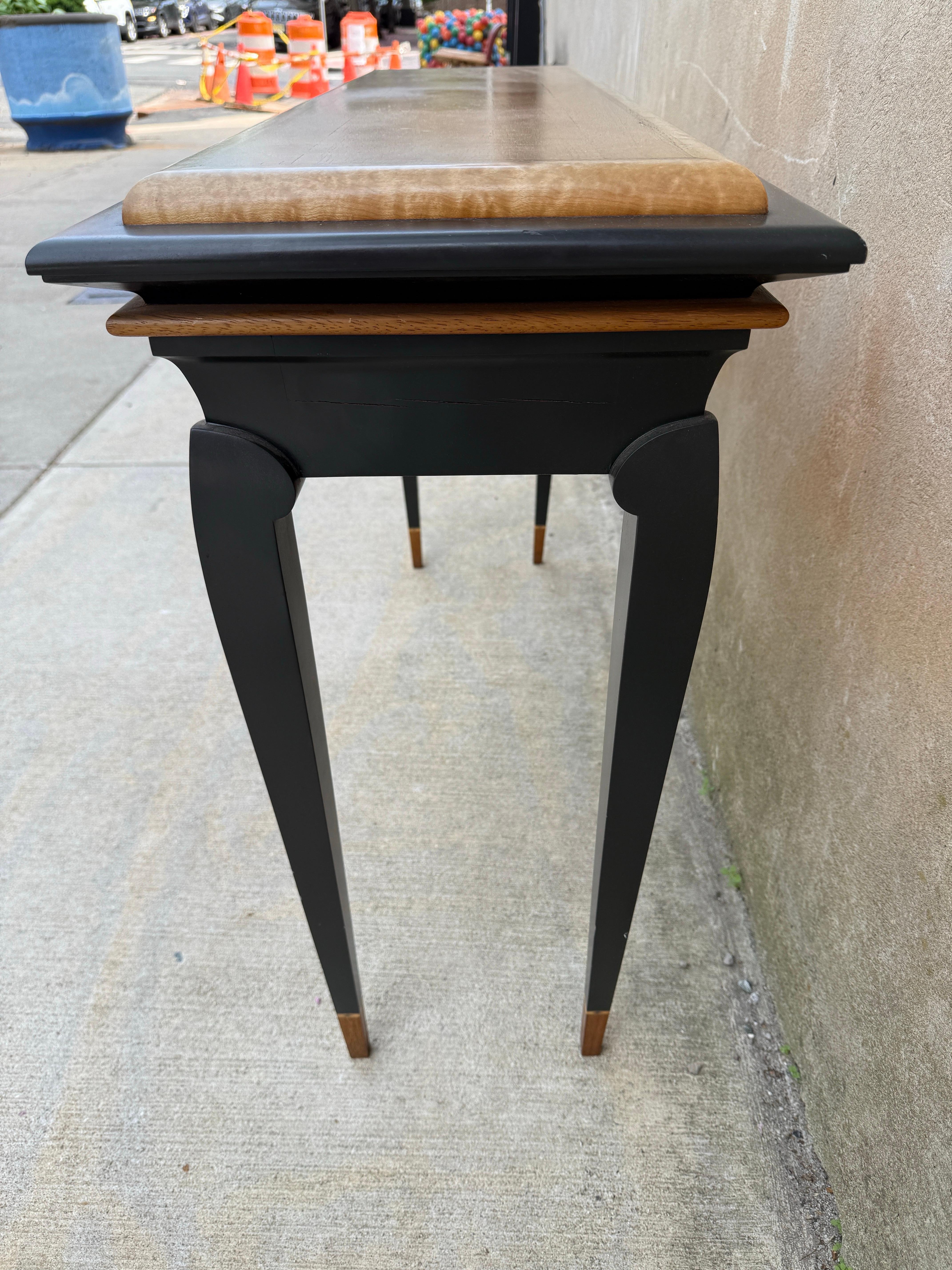 20th Century Ron Puckett Custom Made Console Table NYC 1980’s For Sale