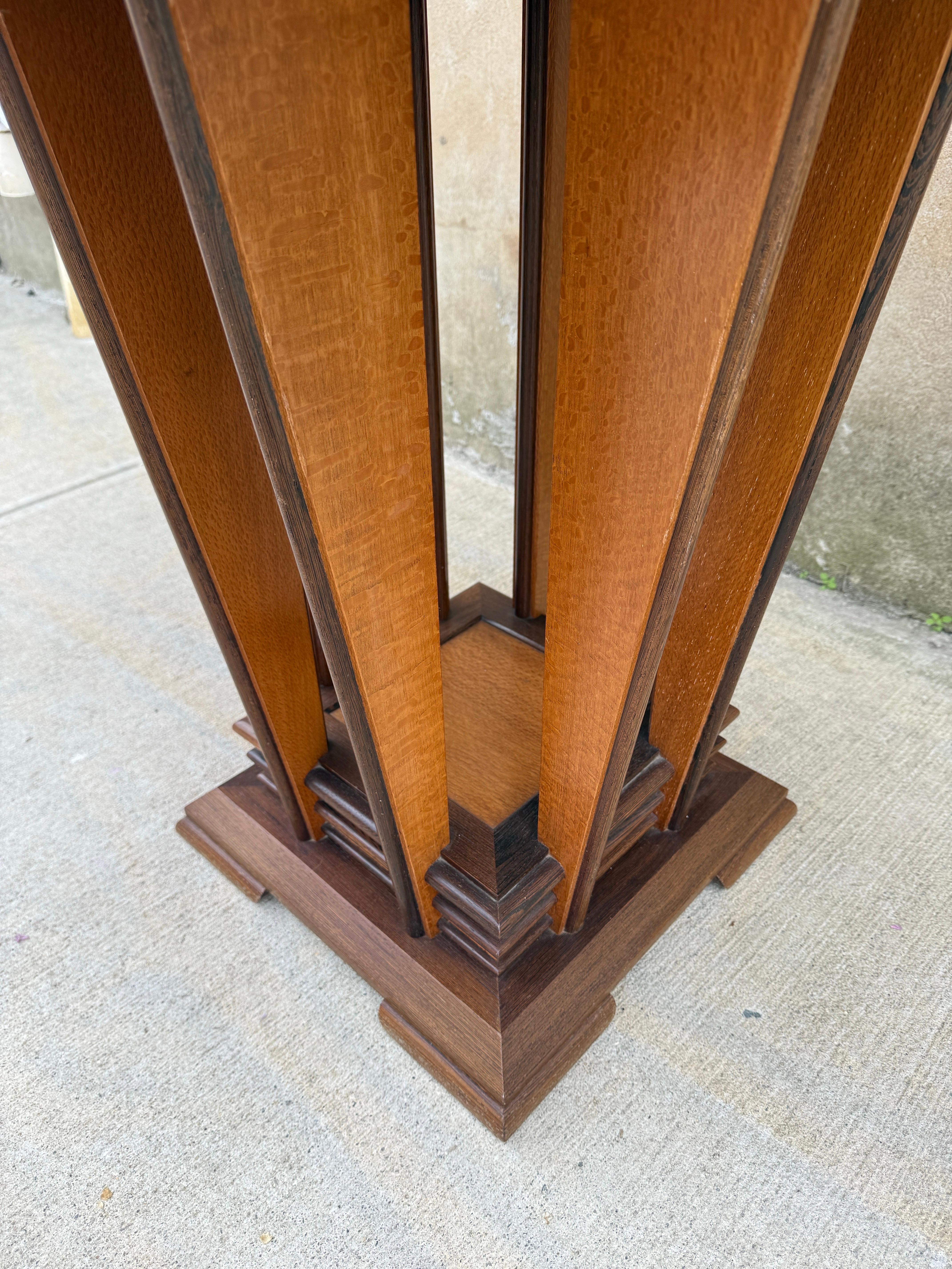 Wood Ron Puckett Custom Made Dining Table NYC 1980’s For Sale