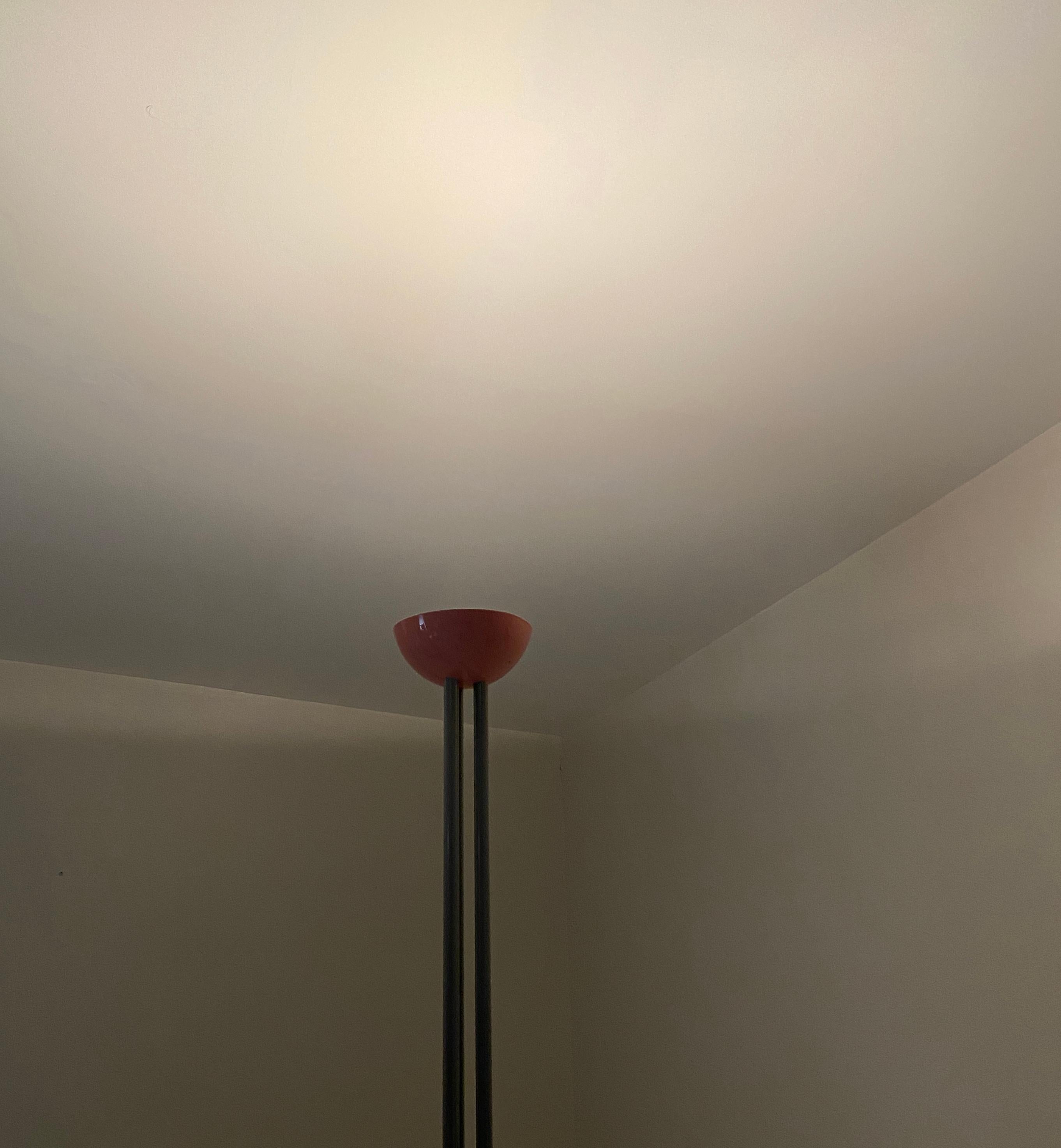Restored Ron Rezek Floor Lamp Torchiere 1