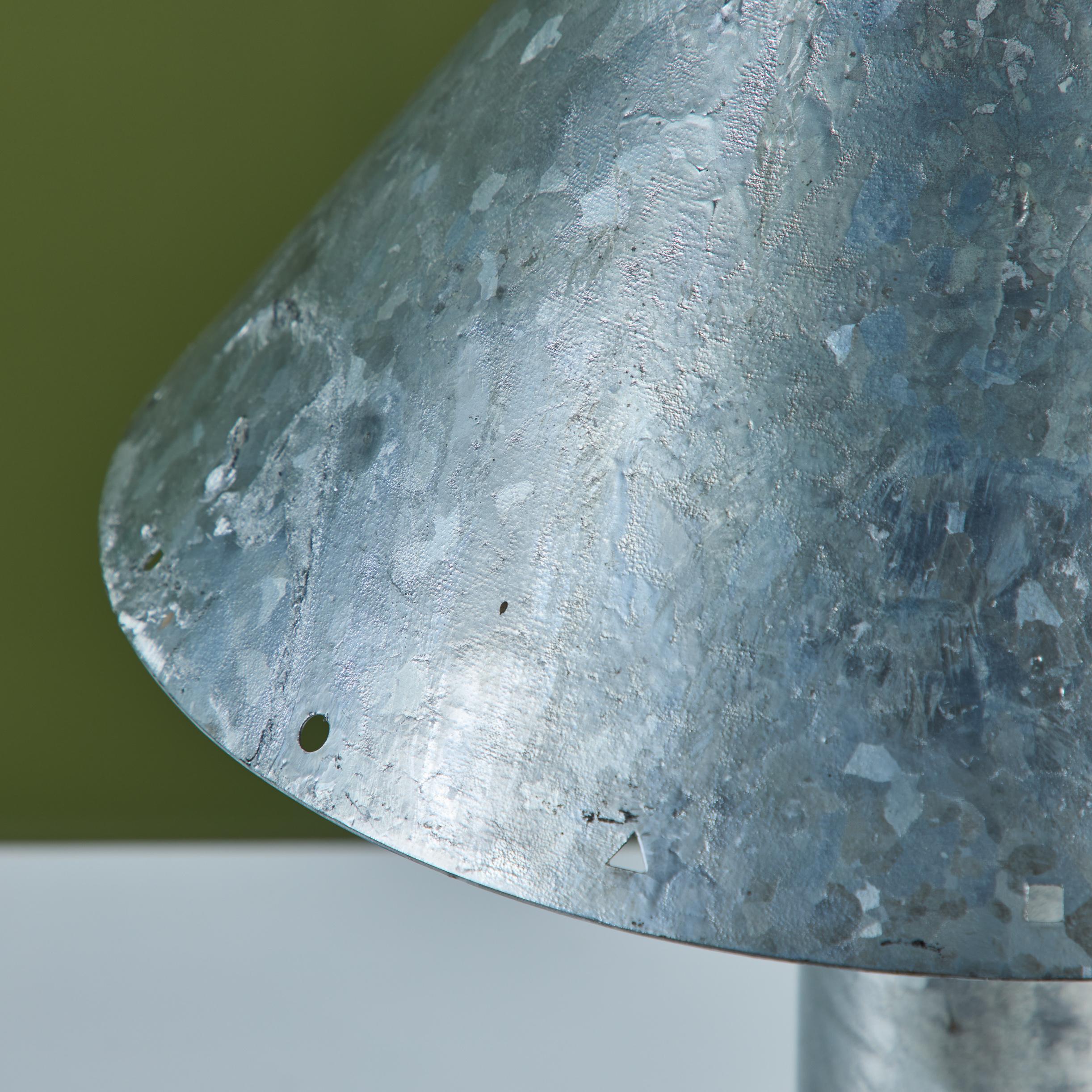 Ron Rezek Galvanized Steel Table Lamp For Sale 5