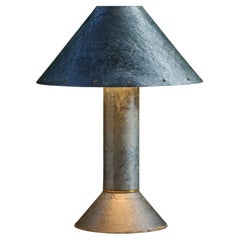 Ron Rezek Galvanized Steel Table Lamp
