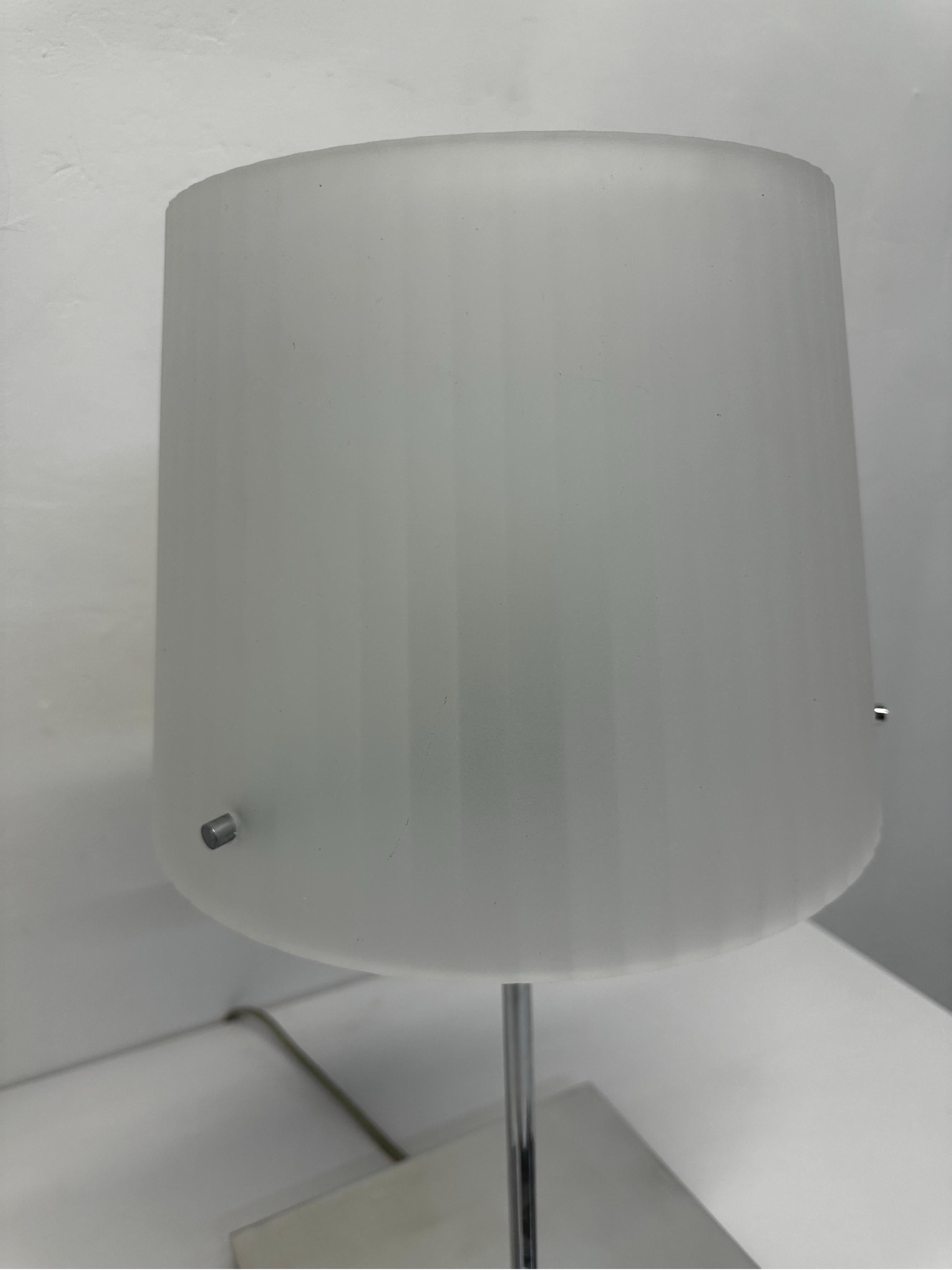 Glass Bolo Desk or Table Lamp for Artemide