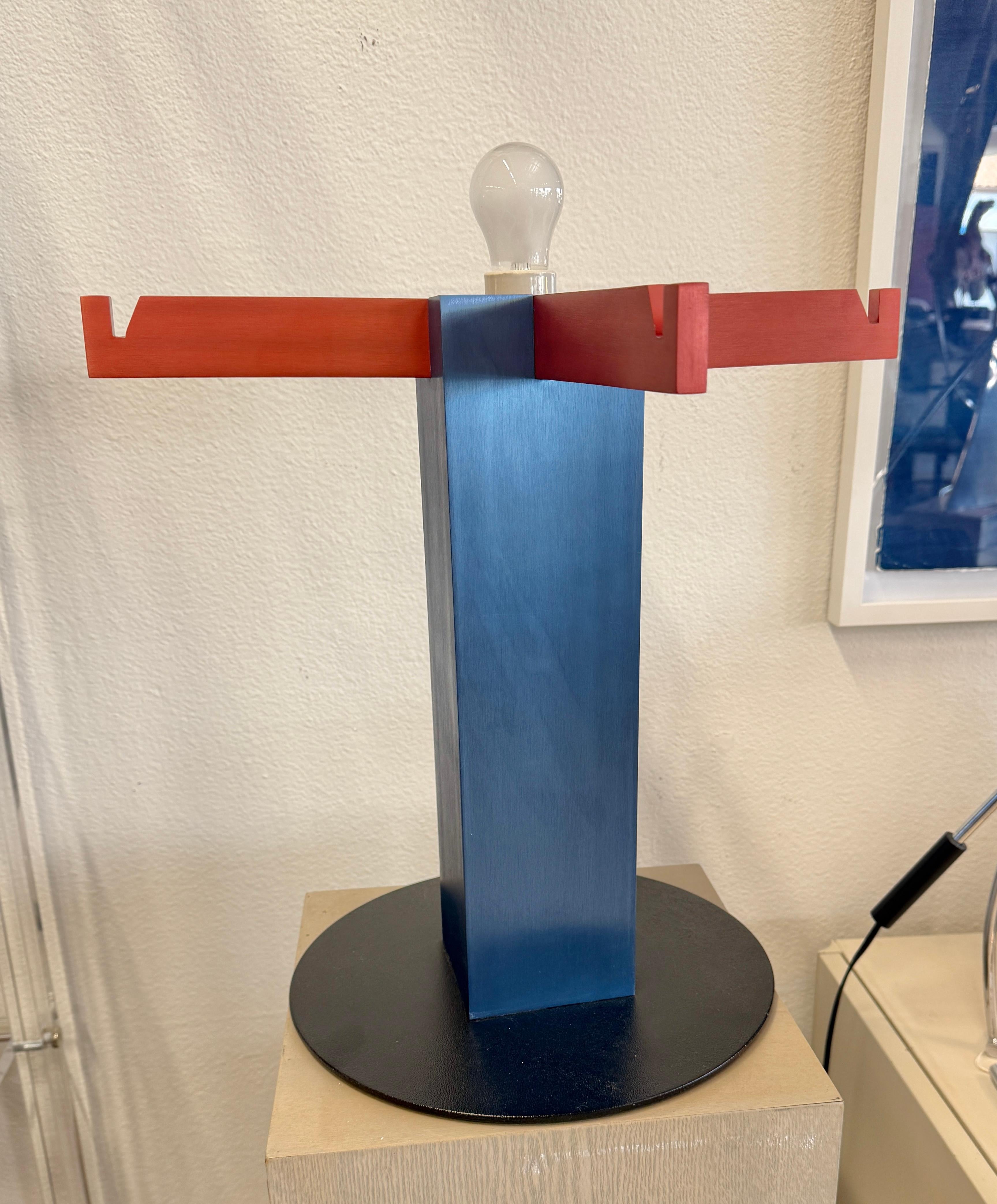 Ron Rezek Lampe champignon post-moderne des années 1980 en vente 9