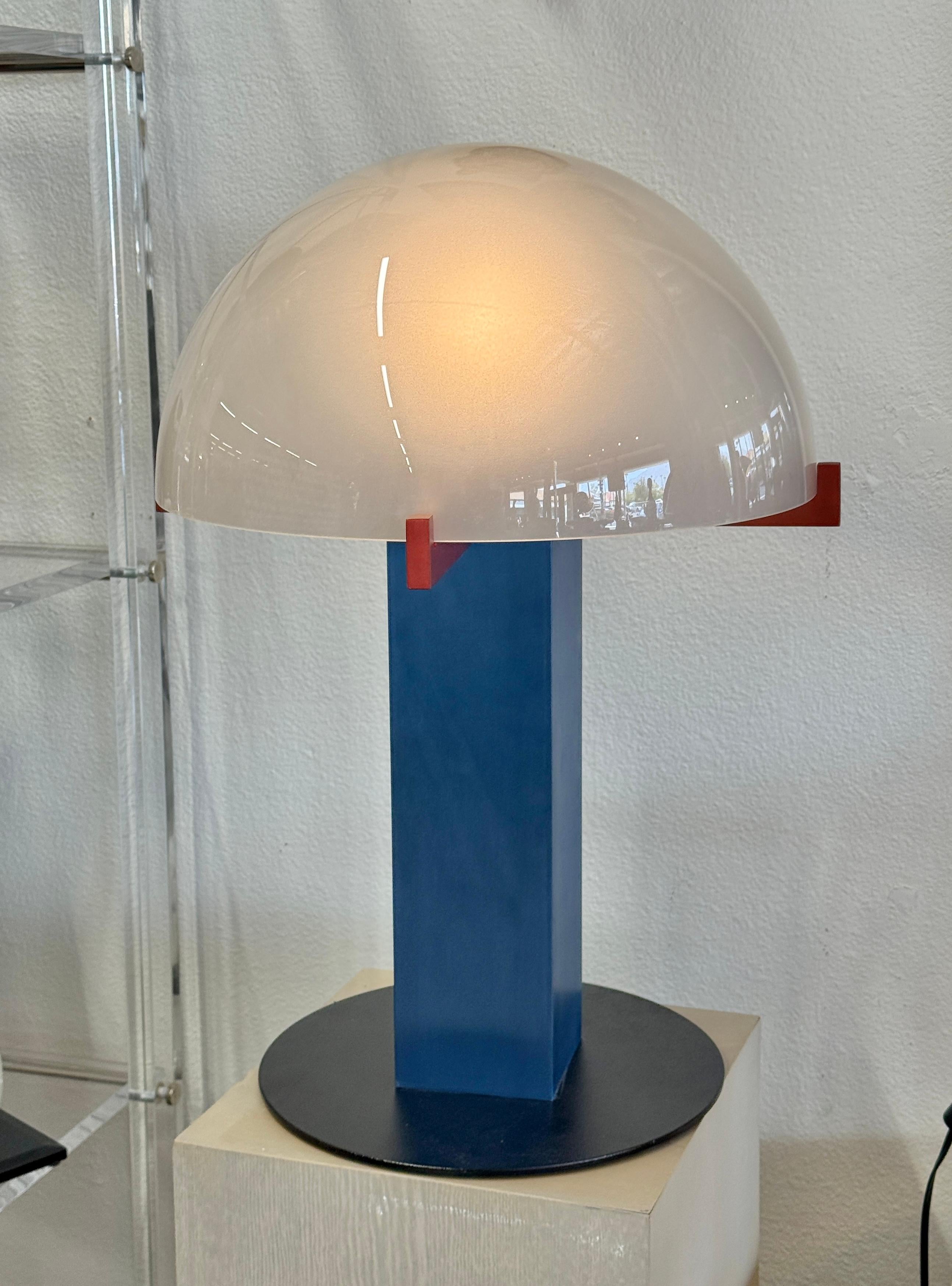 Fin du 20e siècle Ron Rezek Lampe champignon post-moderne des années 1980 en vente