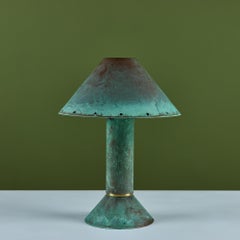 Ron Rezek Verdigris Table Lamp