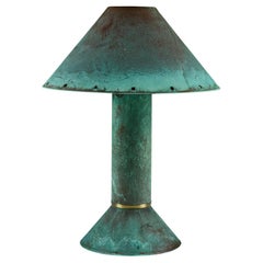 Ron Rezek Verdigris Table Lamp