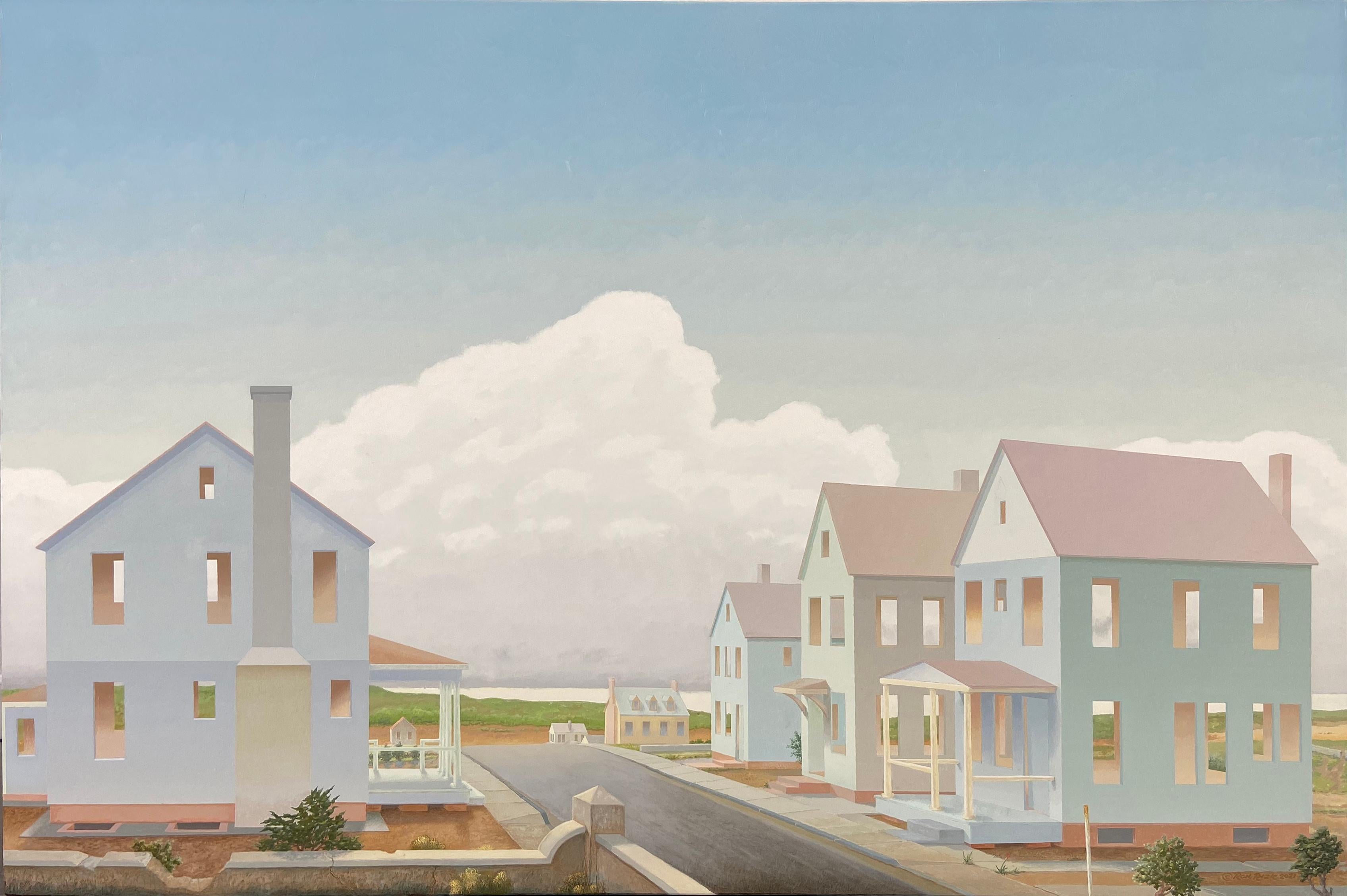 Landscape Painting de Ron Rizk - En la colina