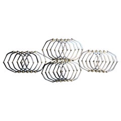 Ron Schmidt Brutalist Metal Nail Art Signed Sculpture,  circa 1980