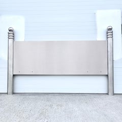 Ron Seff Brushed Stainless King Headboard