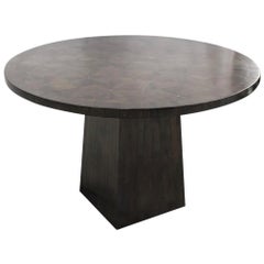 Table de jeu en marqueterie de bois Ron Seff