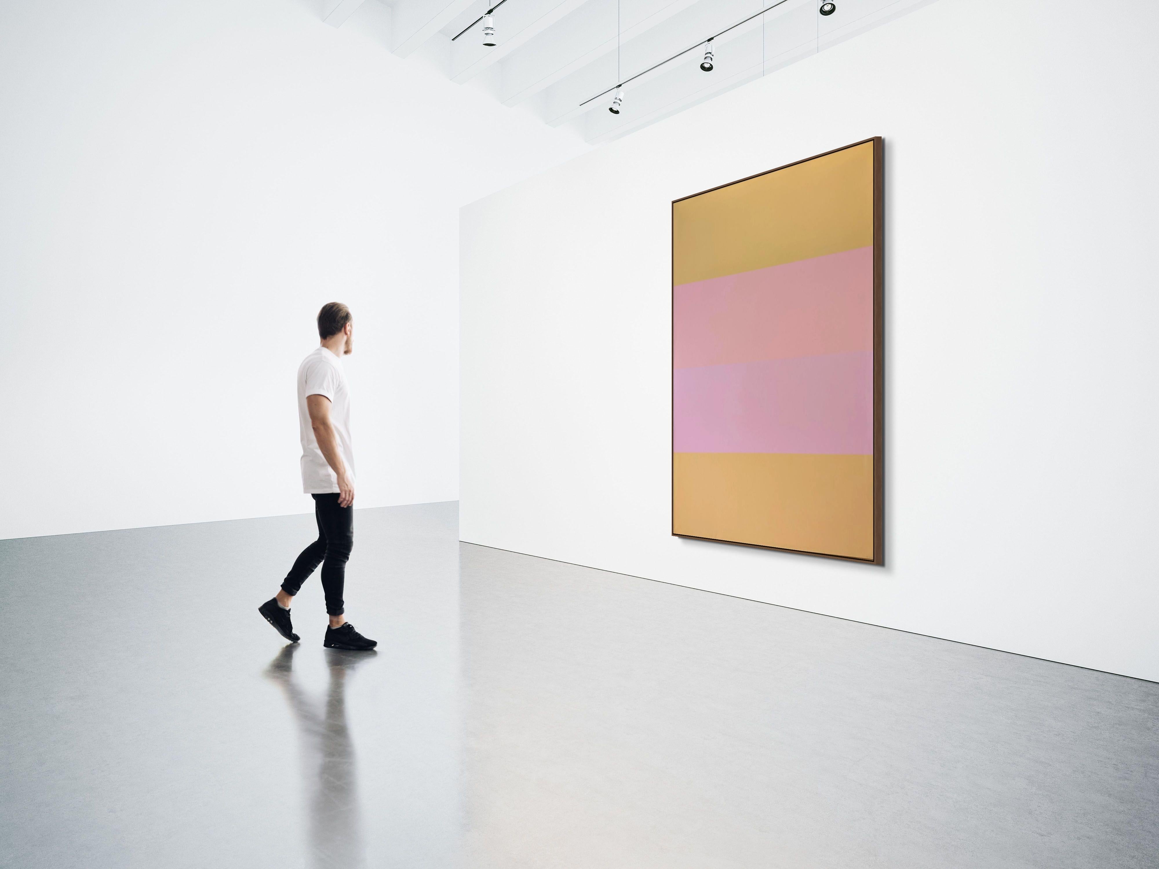 Coppia - Abstract Painting Marrone di Ron Stonier