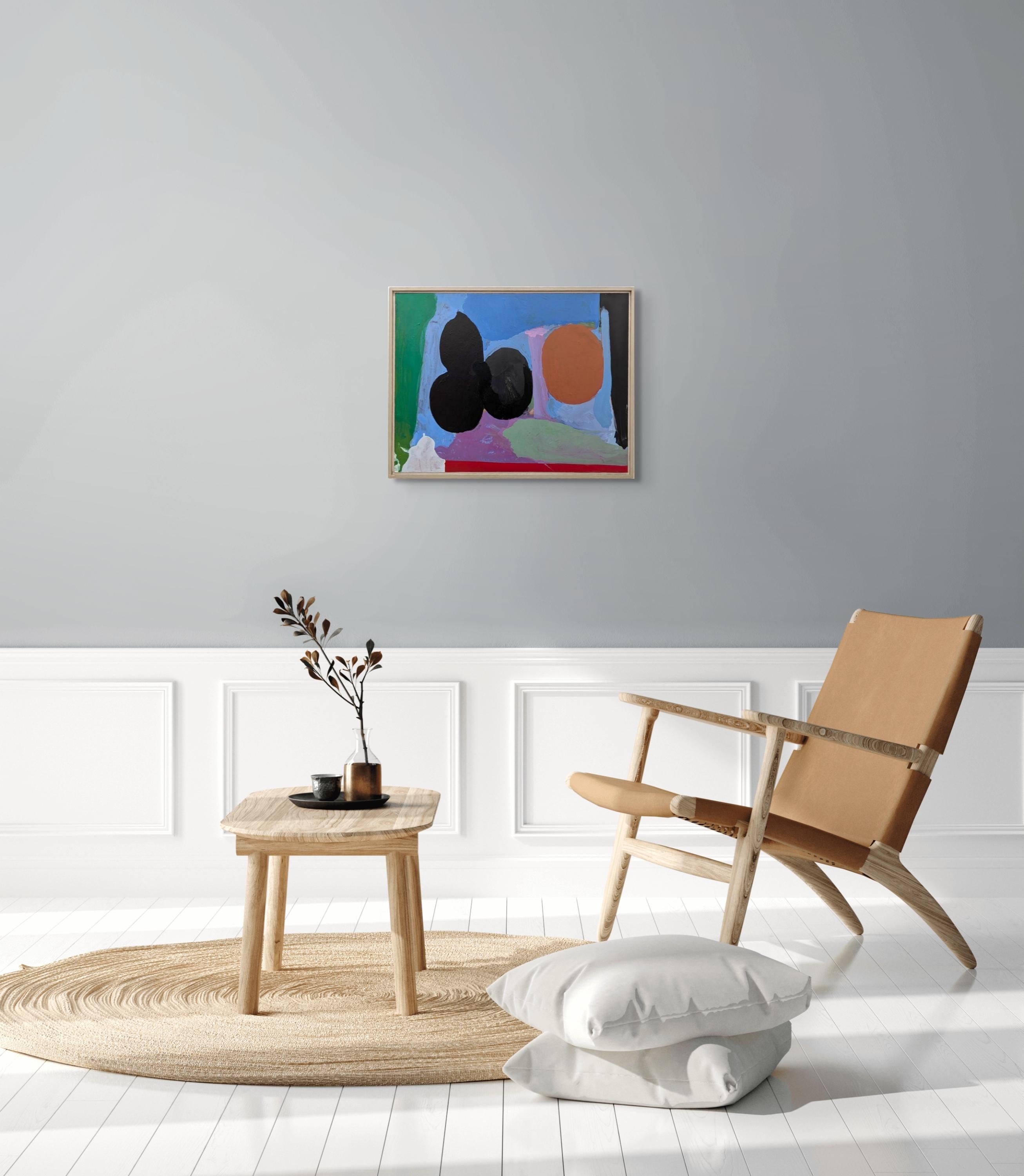 Senza titolo - Abstract Painting Nero di Ron Stonier
