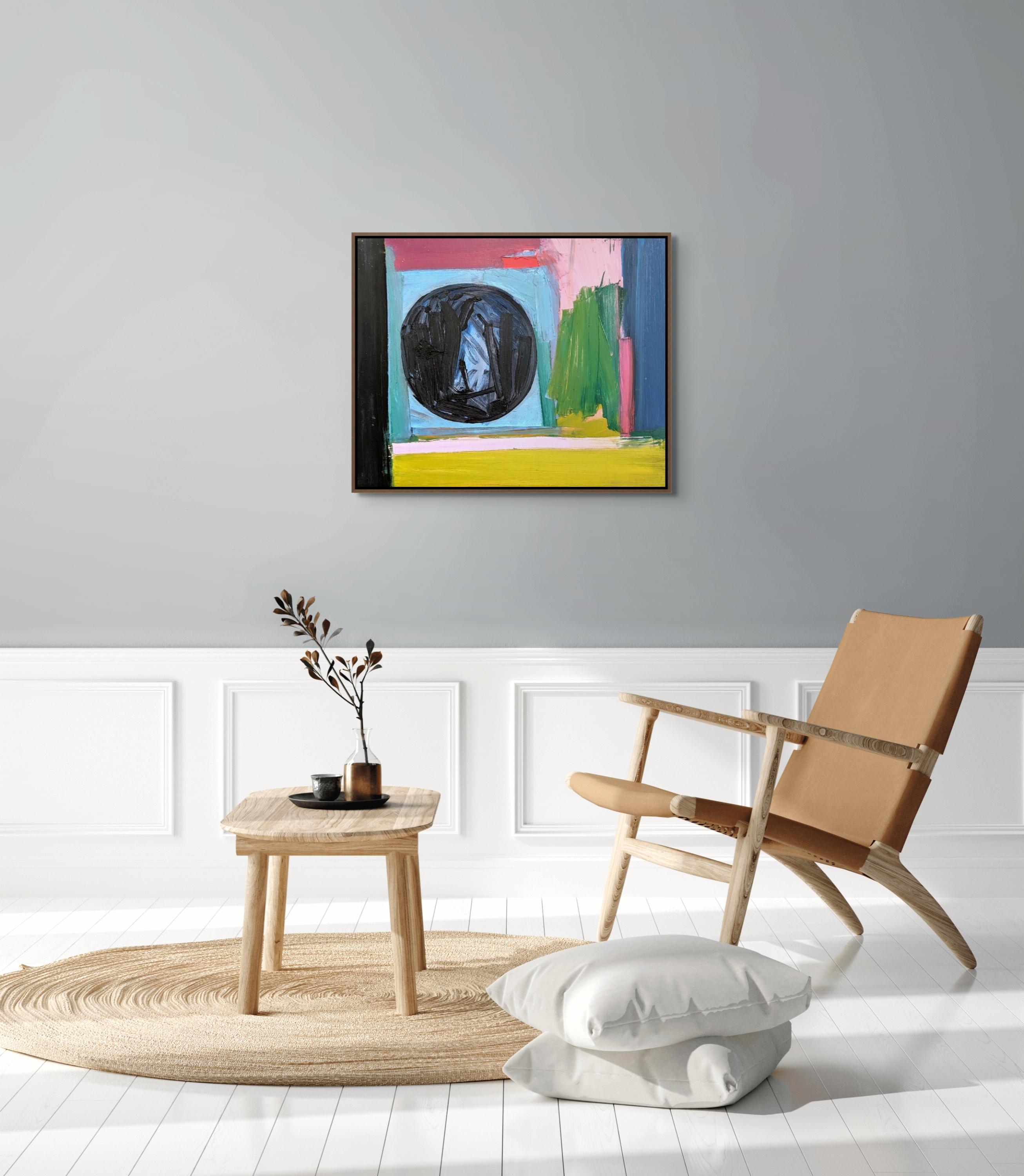 Senza titolo - Abstract Painting Nero di Ron Stonier