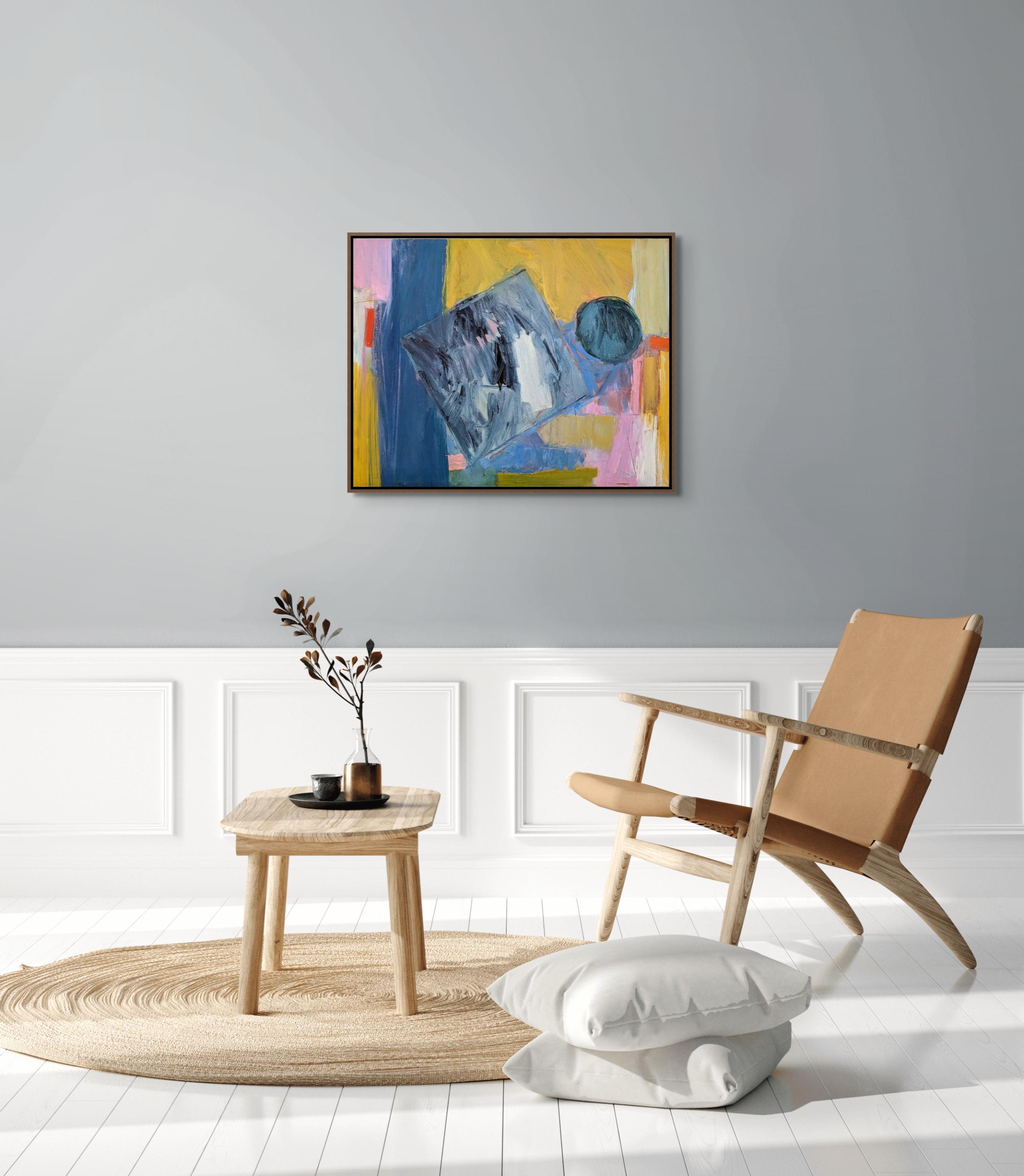 Senza titolo - Abstract Painting Grigio di Ron Stonier