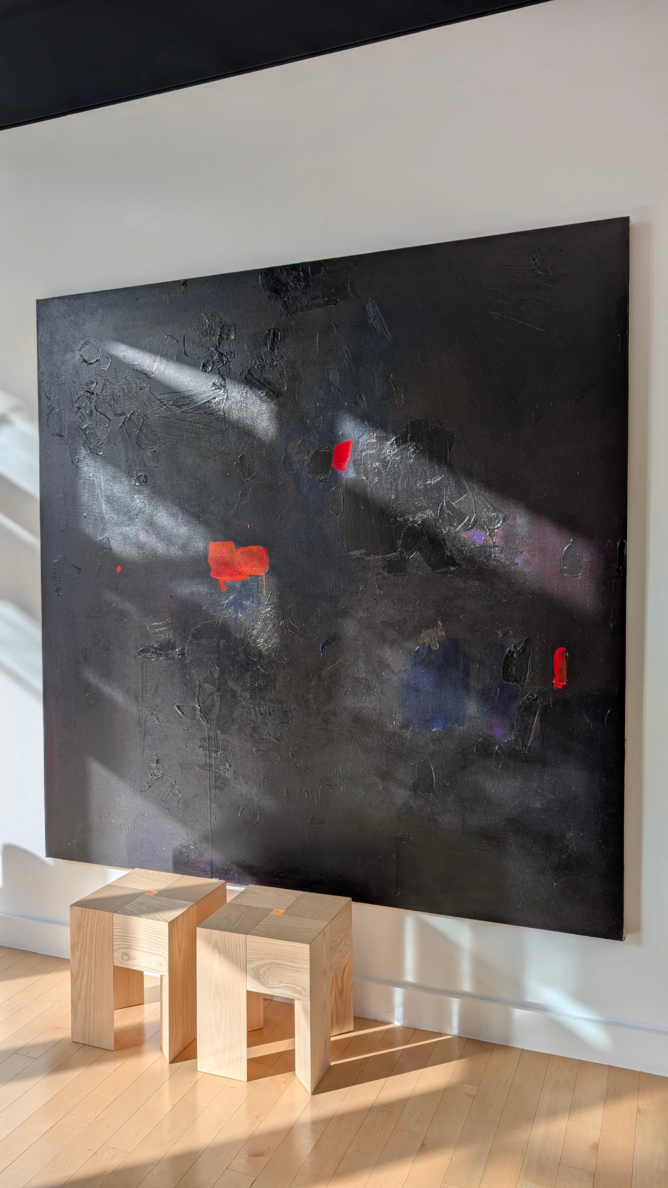 Ron Stonier (1933-2001) è stato un artista dedito a Vancouver, celebrato per la sua esplorazione della pittura astratta, influenzato dai suoi mentori Gordon Smith e Jack Shadbolt, oltre che da artisti come Frank Auerbach e Joan Mitchell. Il suo