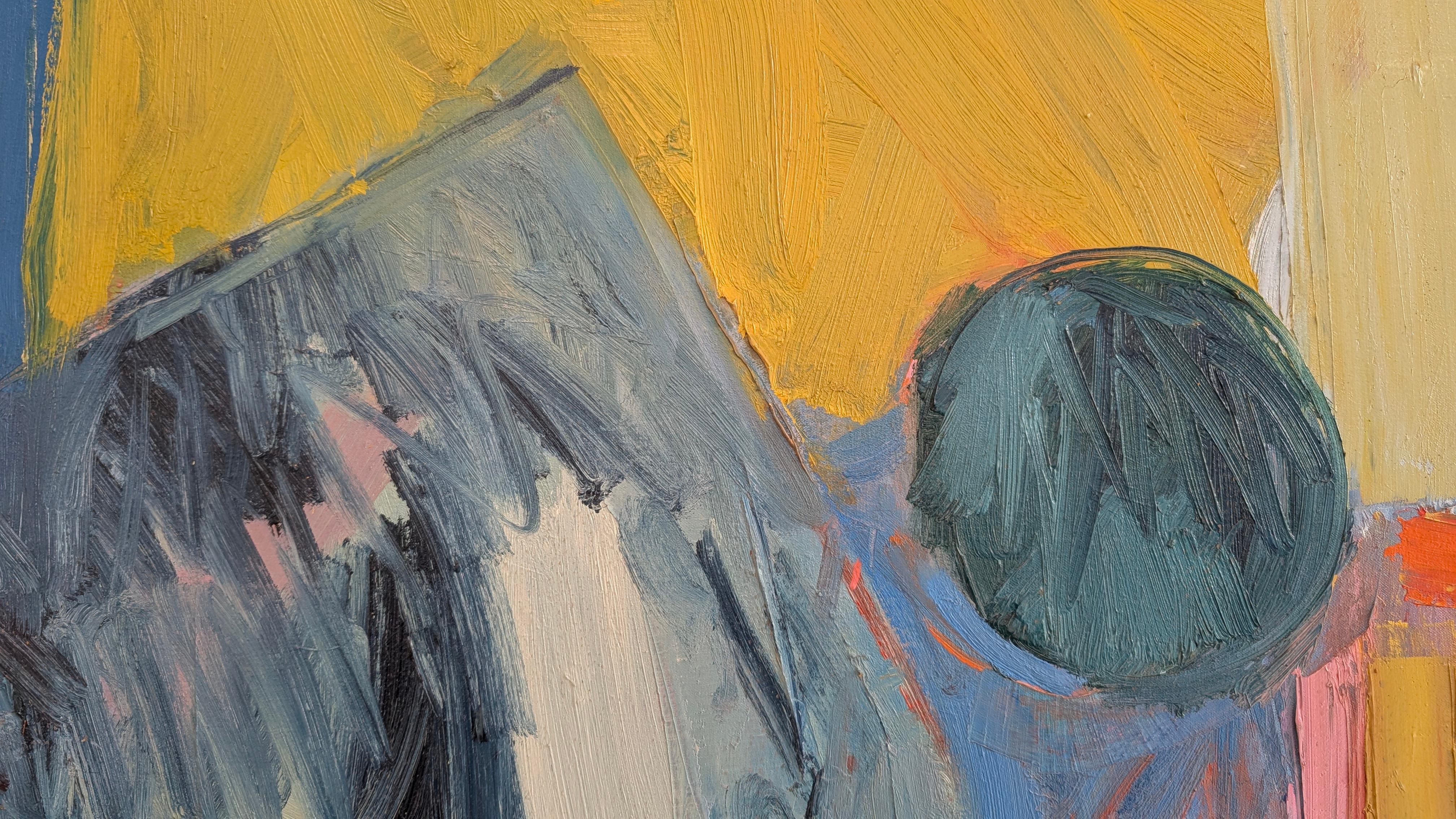 Ron Stonier (1933-2001) è stato un artista dedito a Vancouver, celebrato per la sua esplorazione della pittura astratta, influenzato dai suoi mentori Gordon Smith e Jack Shadbolt, oltre che da artisti come Frank Auerbach e Joan Mitchell. Il suo