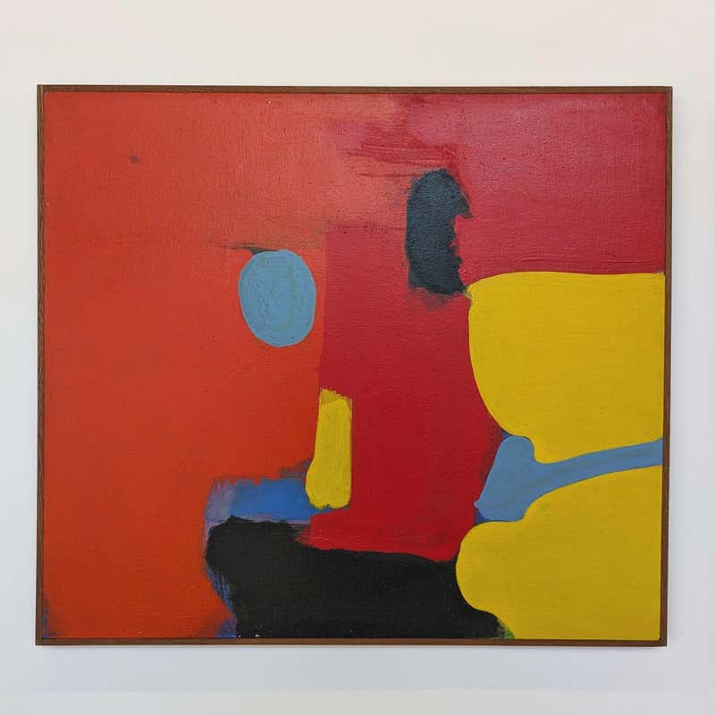 Paul Reed - Orange Circle For Sale at 1stDibs | paul reed art, paul ...