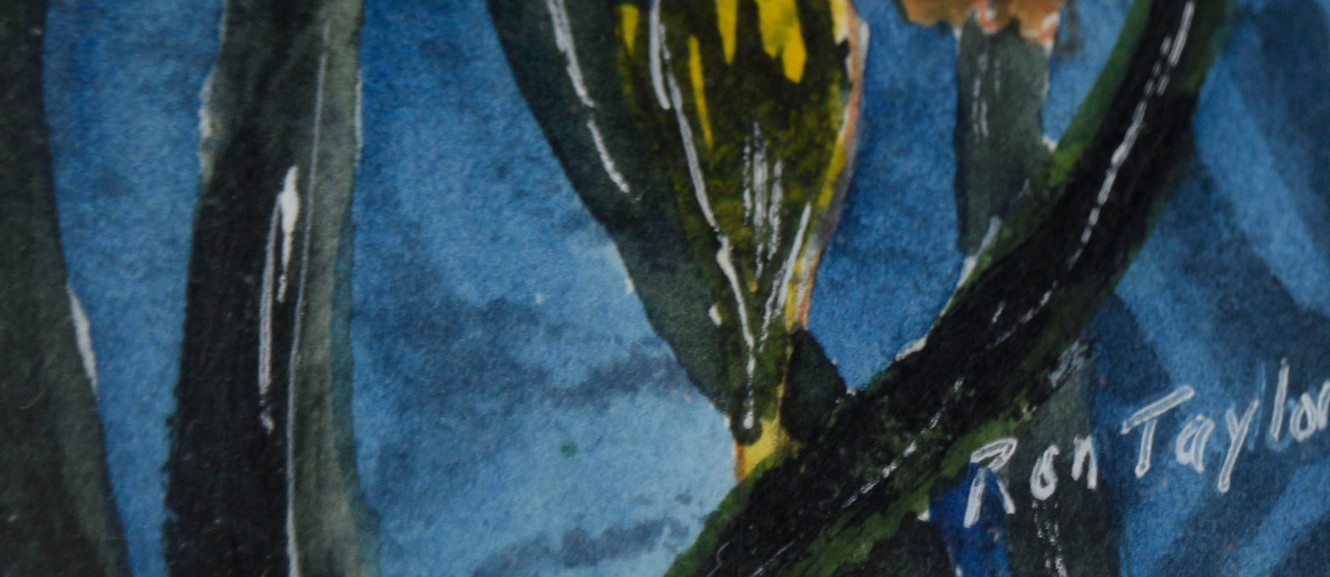 Natura morta di iris giapponese - Acquerello e inchiostro su carta

Dipinto originale ad acquerello e inchiostro che raffigura degli Iris giapponesi bianchi e blu davanti a uno sfondo blu a fantasia.

Firmato 