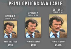 Clint Eastwood on set of  "Dirty Harry" Fine Art Print
