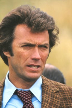 Clint Eastwood on set of  "Dirty Harry" Fine Art Print