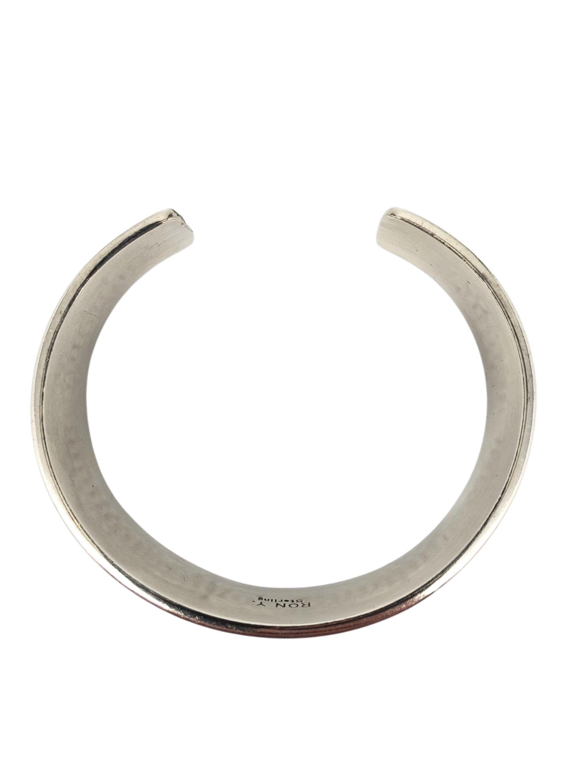 Donna Bracciale geometrico Navjo in argento Sterling Ron Y #22439 in vendita