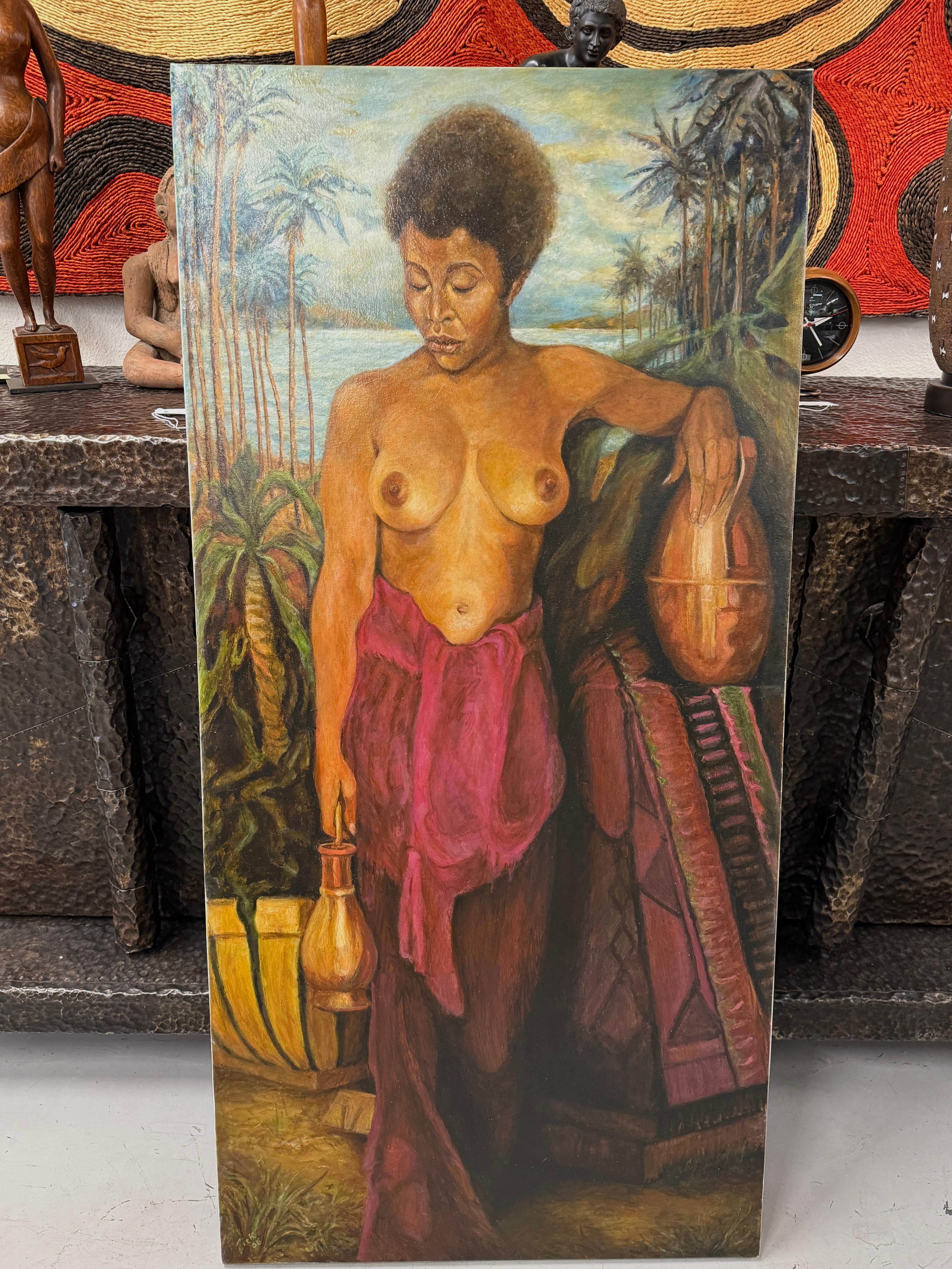 Ron Zick 2006 Retrato de cuerpo entero Desnudo en venta 5