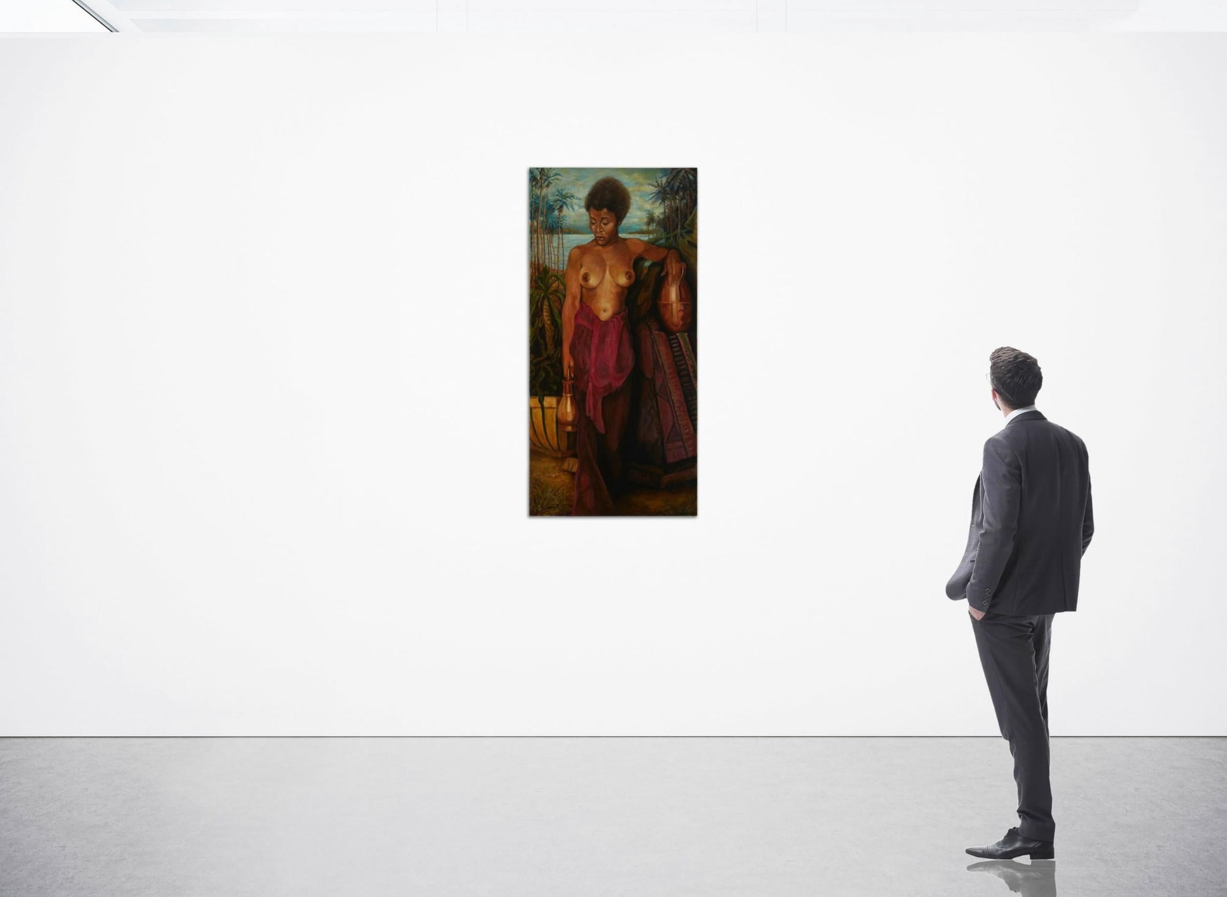 Ron Zick 2006 Retrato de cuerpo entero Desnudo en venta 9