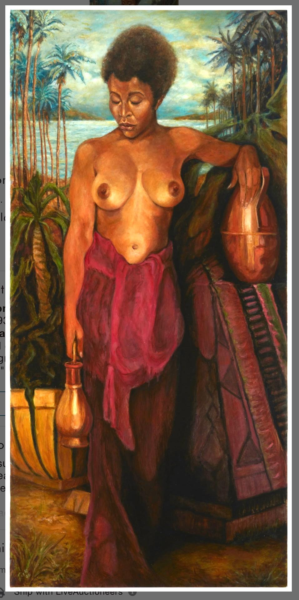 Ron Zick 2006 Retrato de cuerpo entero Desnudo en venta 10