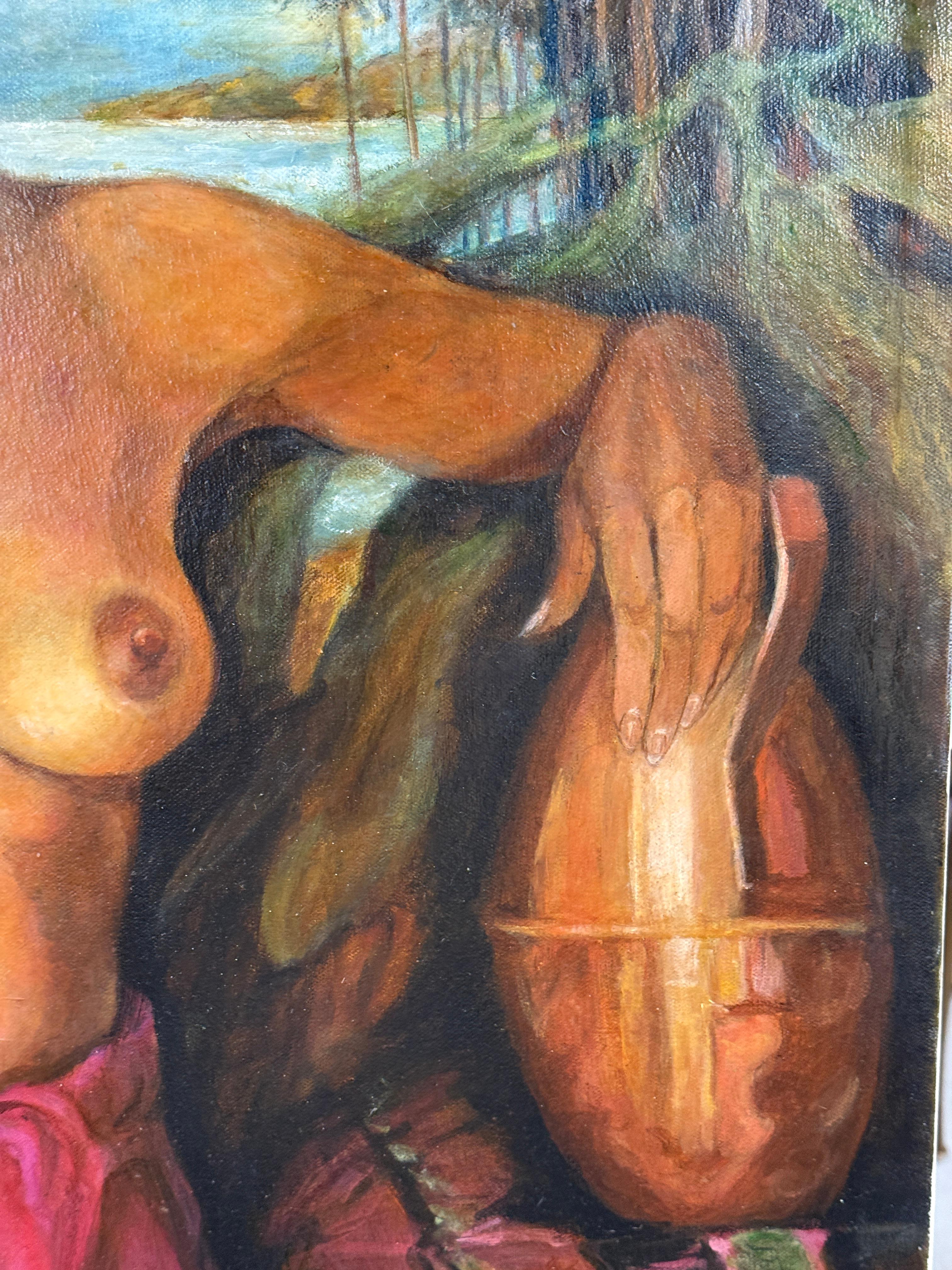Ron Zick 2006 Retrato de cuerpo entero Desnudo en venta 2