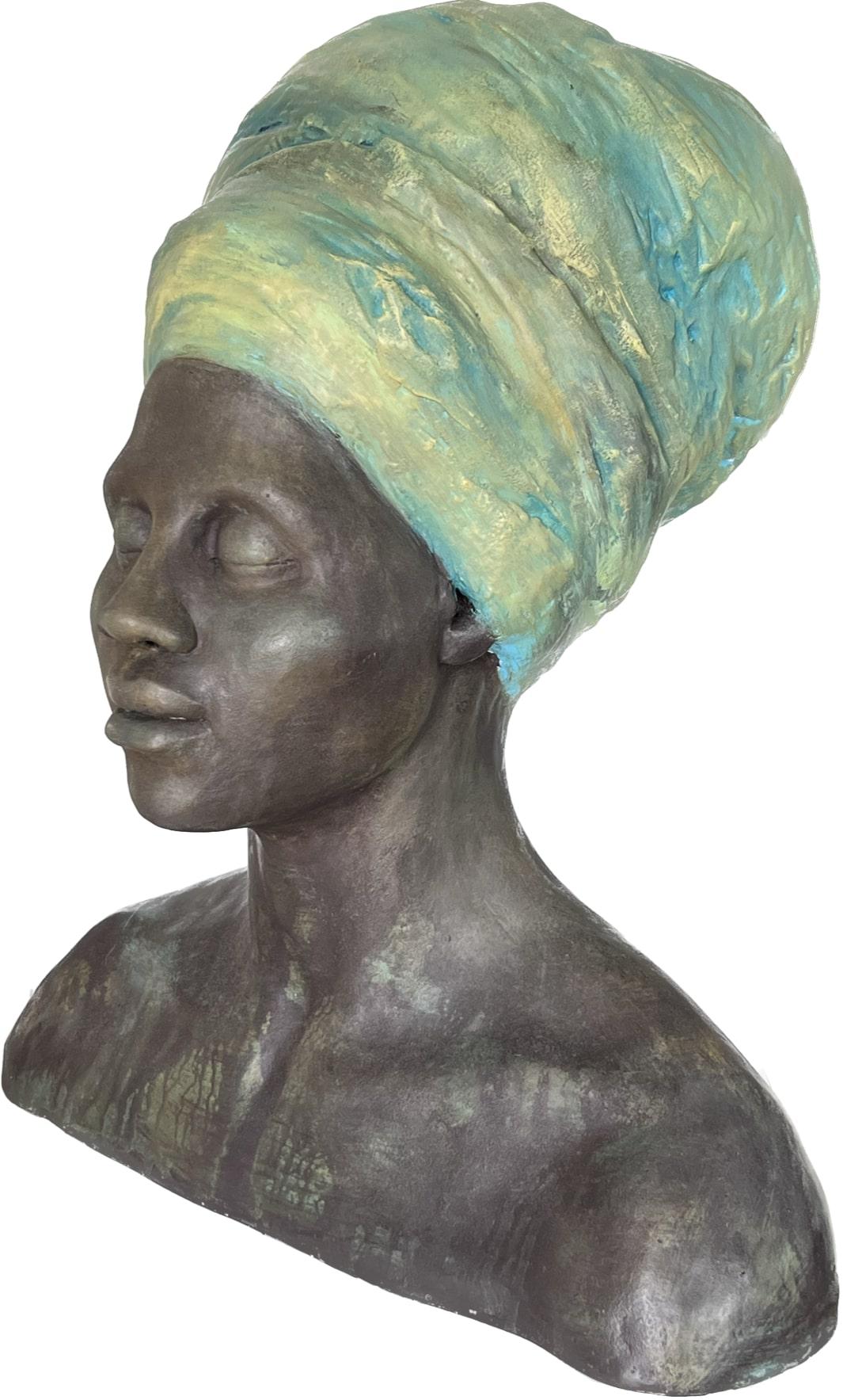 Matriarchal peace of mind, Acrylic Polymer - Sculpture by Ron Zohar