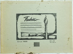 Ronald Ahlstrom "Untitled", mixed media collage on