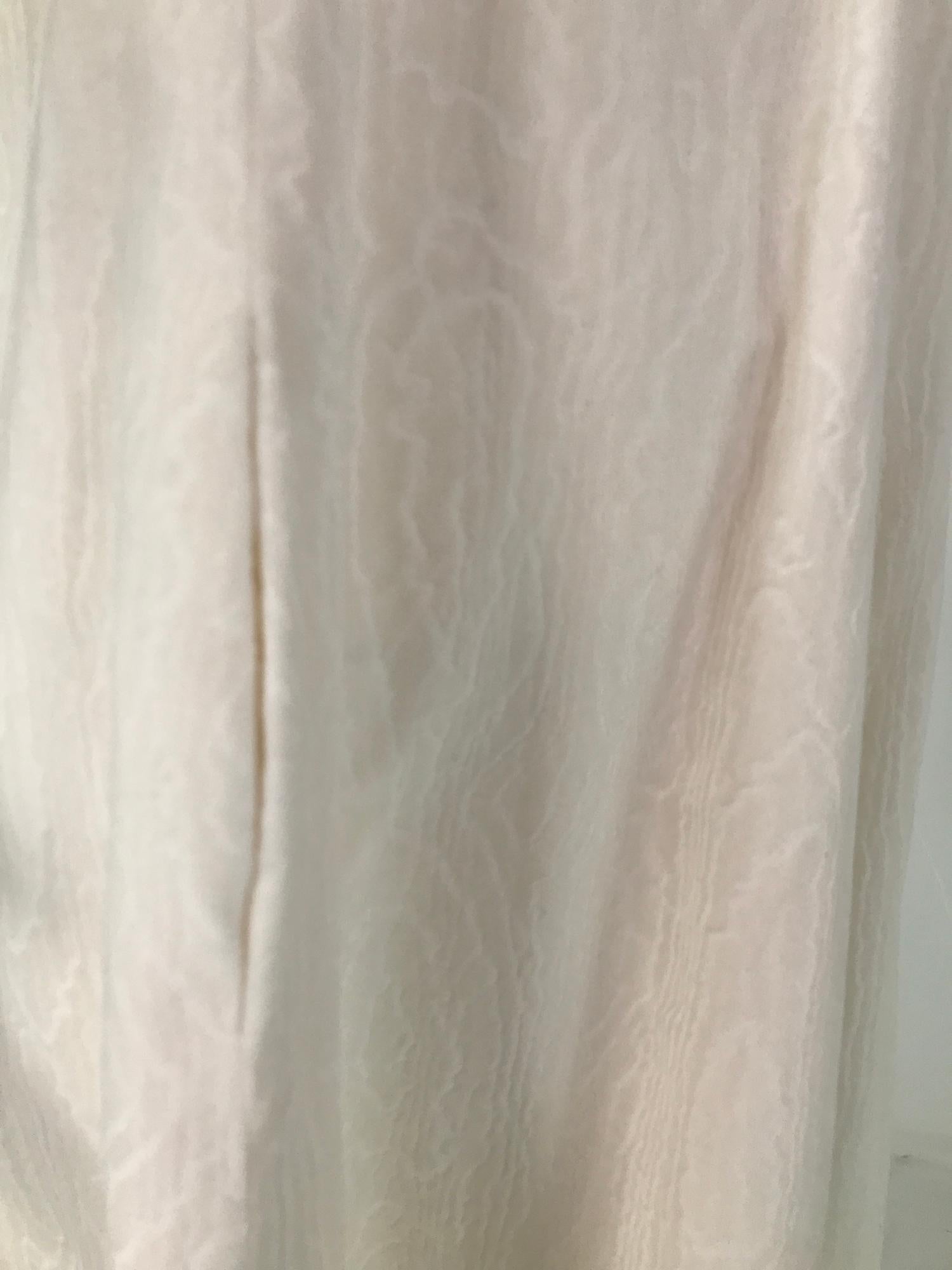 Ronald Amey - Manteau de soirée et robe de soirée rare en velours dévoré et satin, années 1970 en vente 11