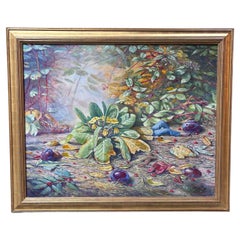 Ronald Bateman Surreal/ Fantasy Large Oil on Canvas