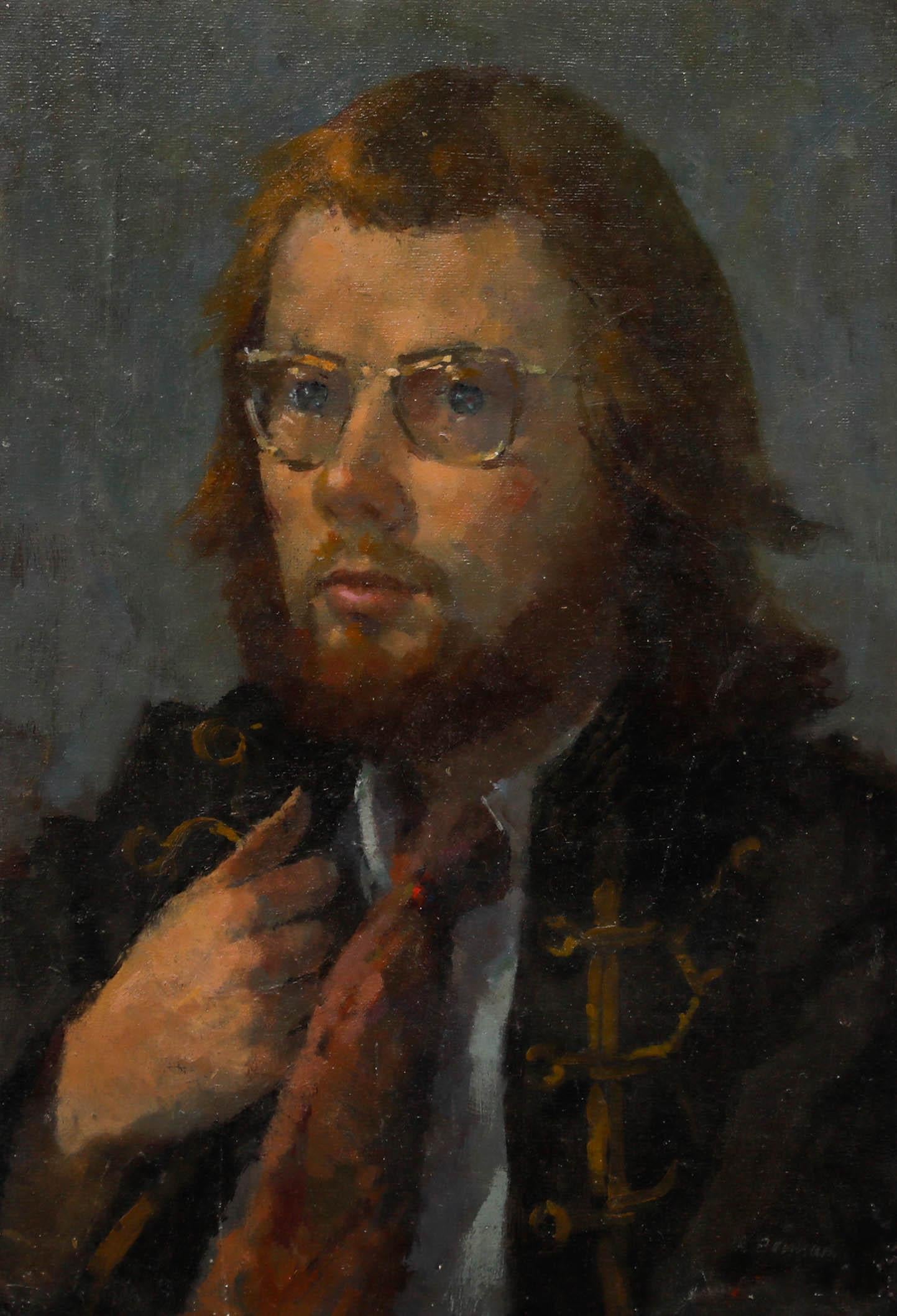 Ronald Benham (1915-1993) - 1976 Oil, Portrait of a Man 1