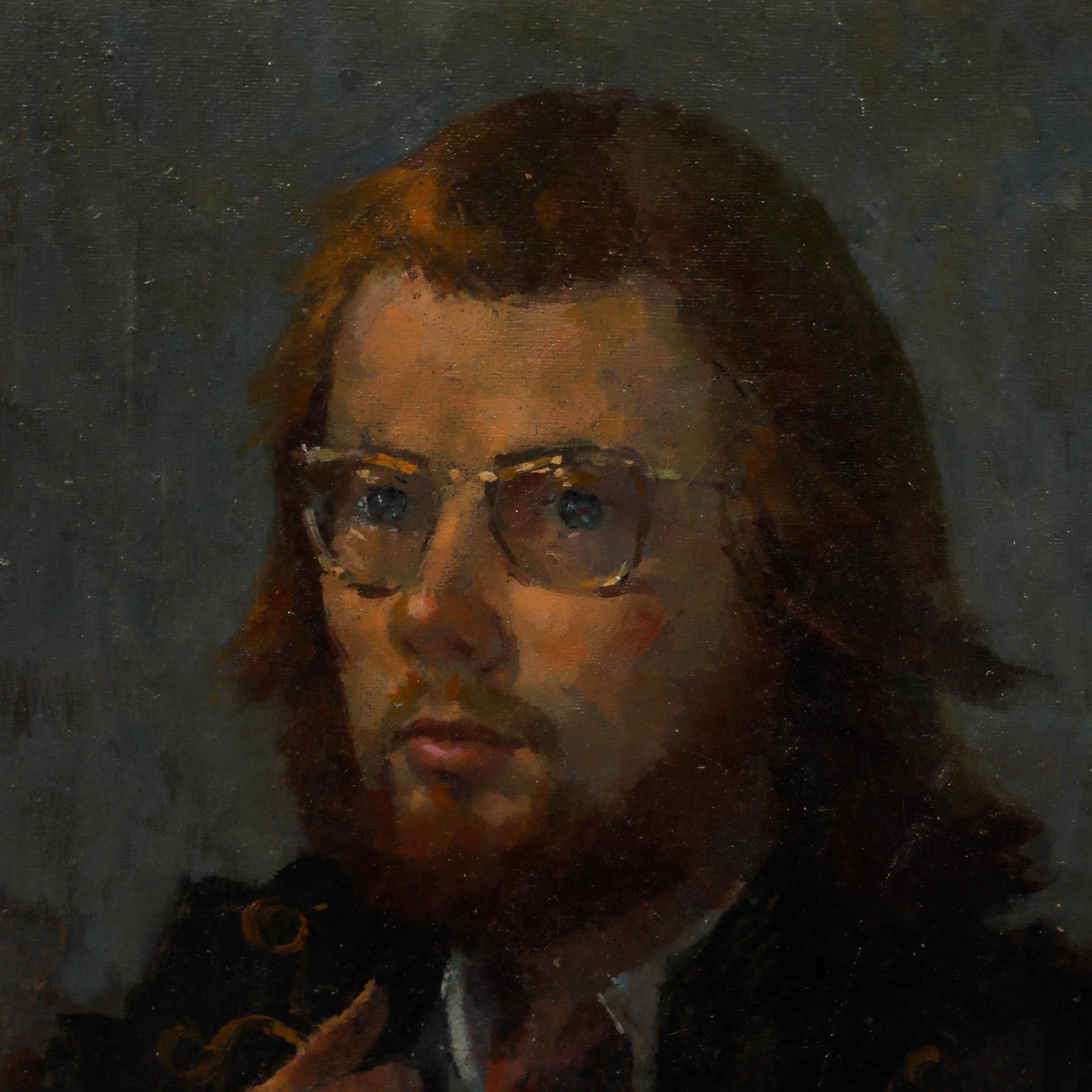 Ronald Benham (1915-1993) - 1976 Oil, Portrait of a Man 4