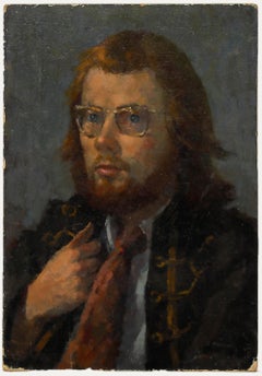 Ronald Benham (1915-1993) - 1976 Oil, Portrait of a Man