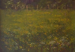 Vintage Summer, 20th Century British Landscape, Framed