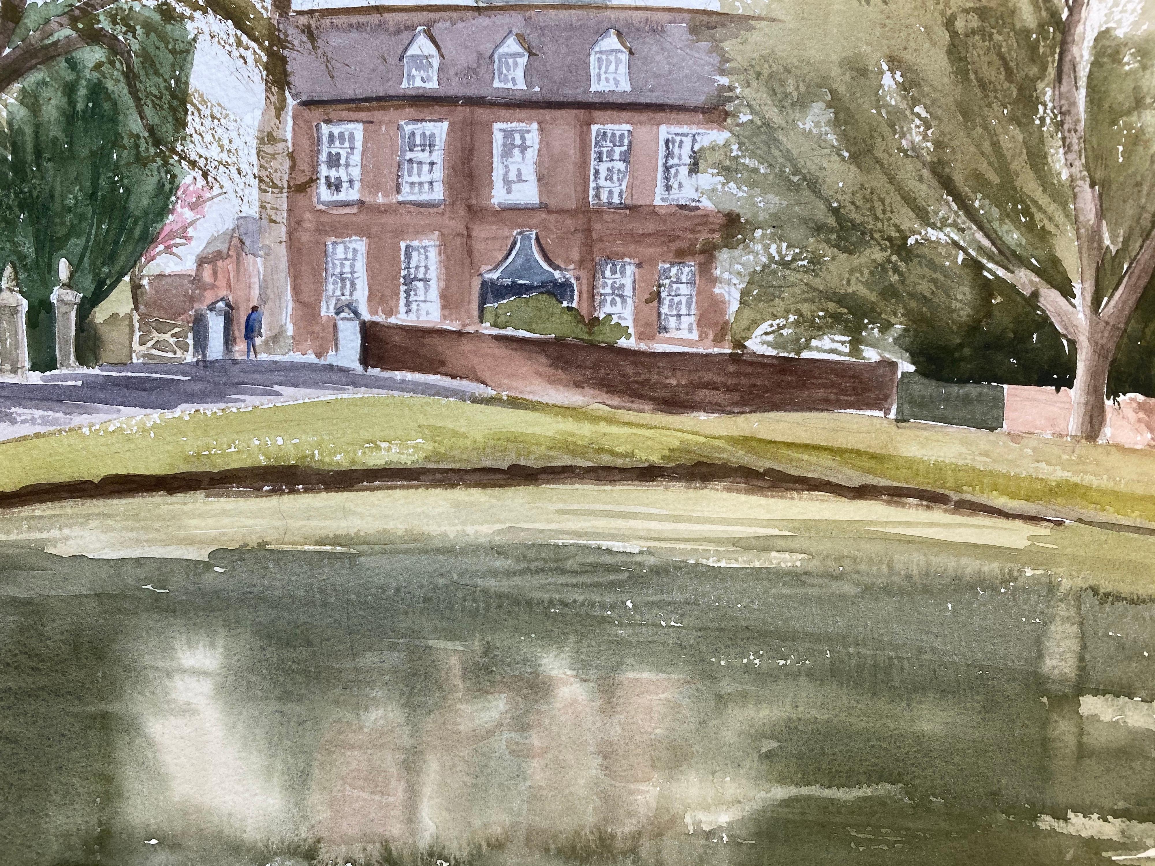 english country house painting
