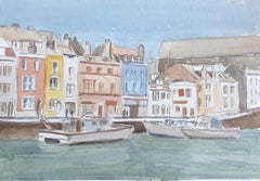 Vintage Weymouth, original British watercolour painting
