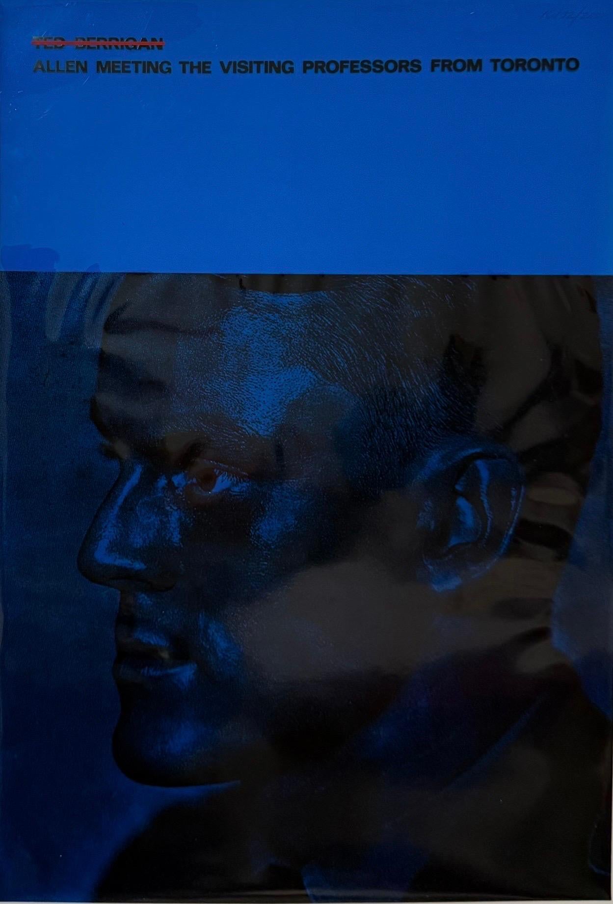 Ronald Brooks Kitaj Figurative Print - British Pop Art Artist RB Kitaj Screen Print  on Acetate Serigraph Signed
