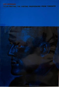 British Pop Art Artist RB Kitaj Screen Print  on Acetate Serigraph Signed