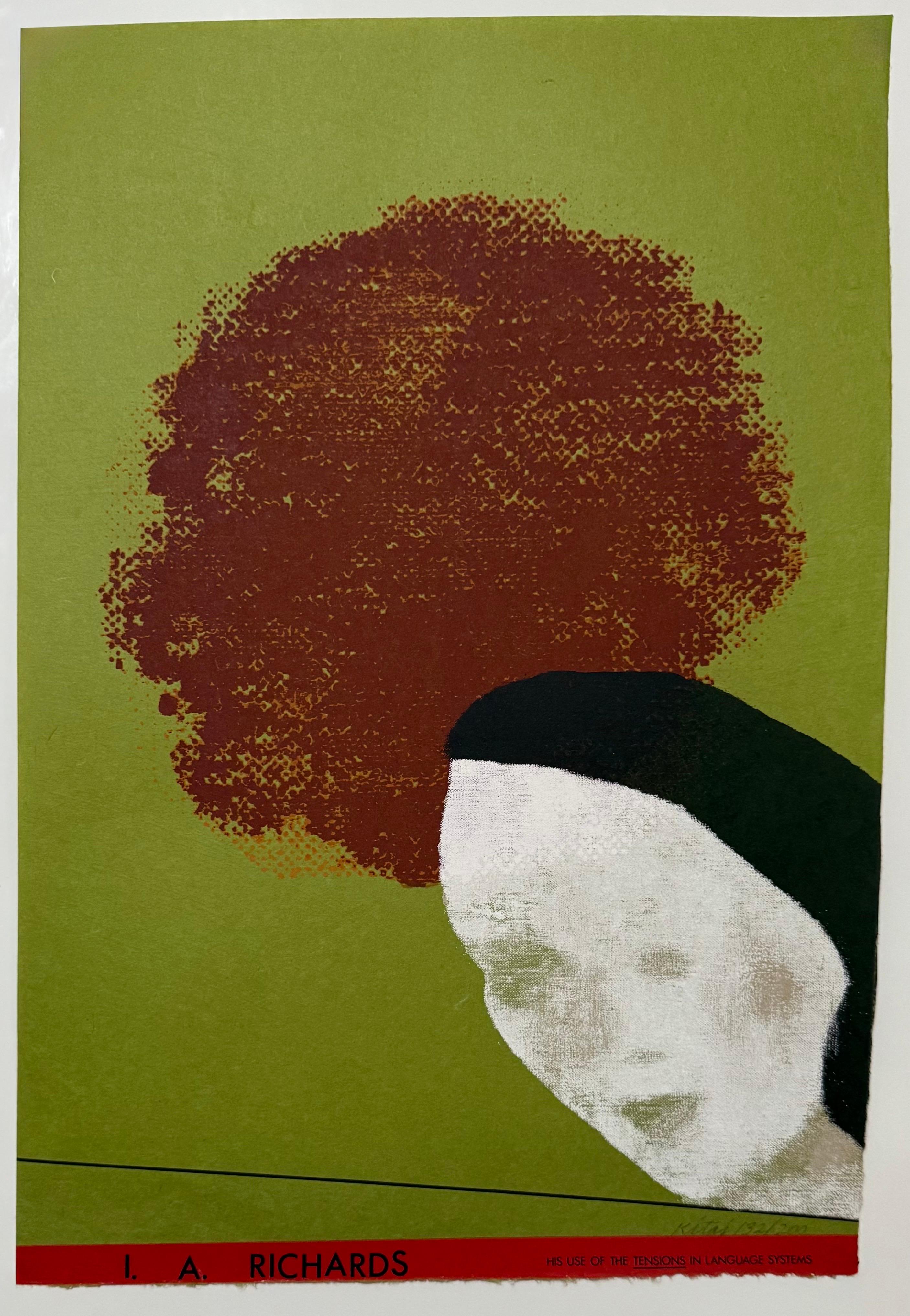 British Pop Art Artist RB Kitaj Screenprint Day Book Serigraph Silkscreen Signed - Print by Ronald Brooks Kitaj