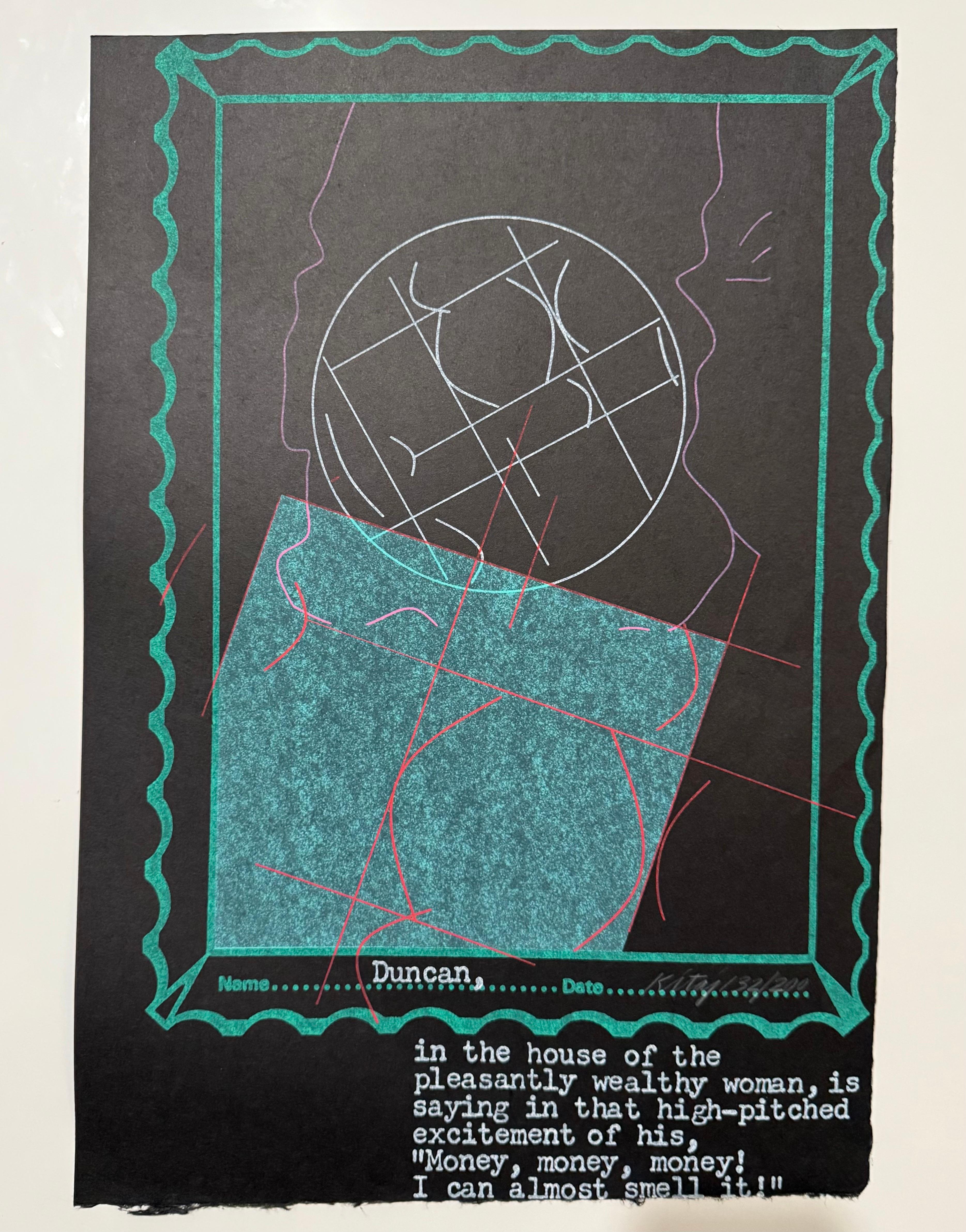 British Pop Art Artist RB Kitaj Screenprint Day Book Serigraph Silkscreen Signed - Print by Ronald Brooks Kitaj