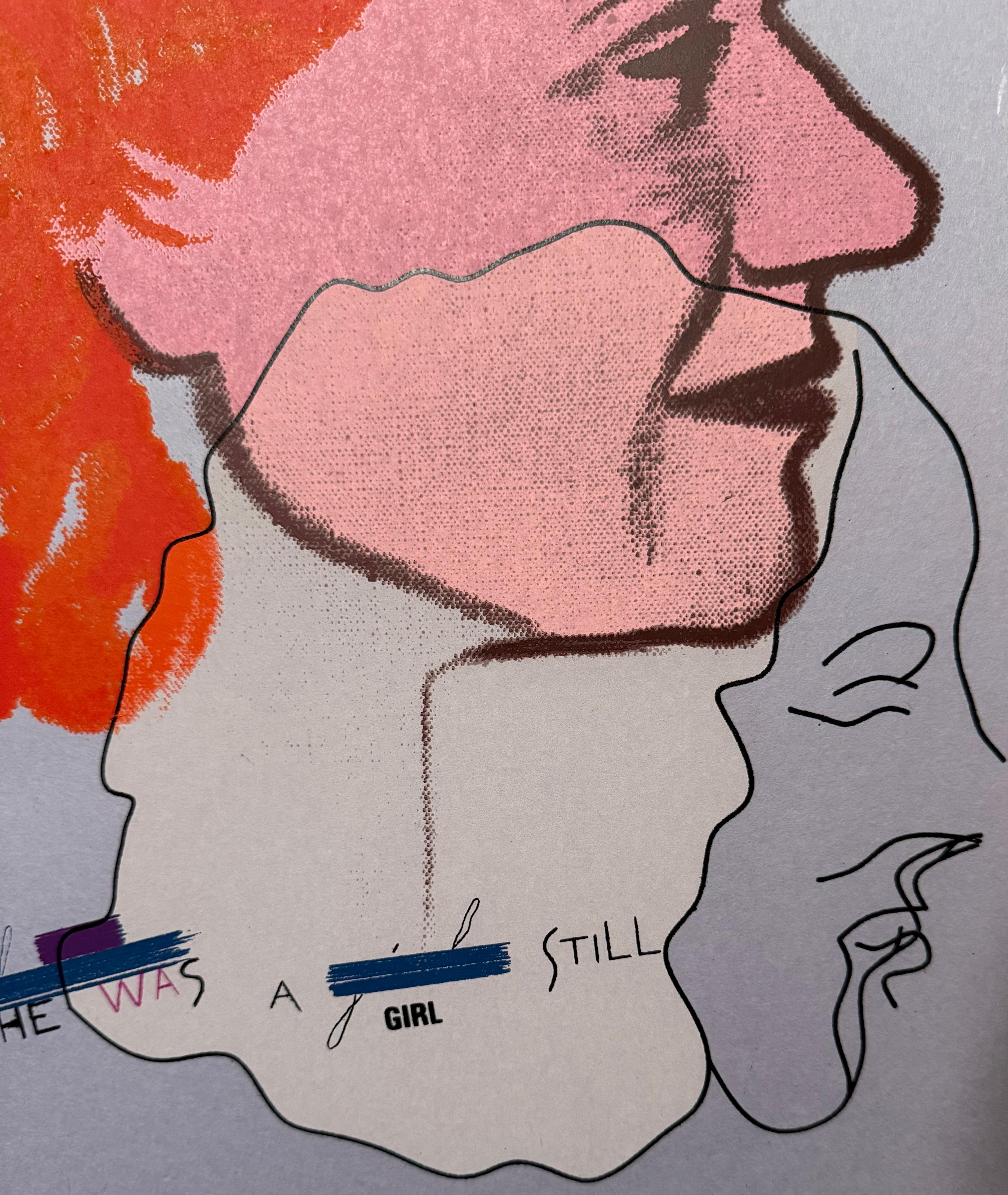 British Pop Art Artist RB Kitaj Screenprint Day Book Serigraph Silkscreen Signed - Brown Abstract Print by Ronald Brooks Kitaj