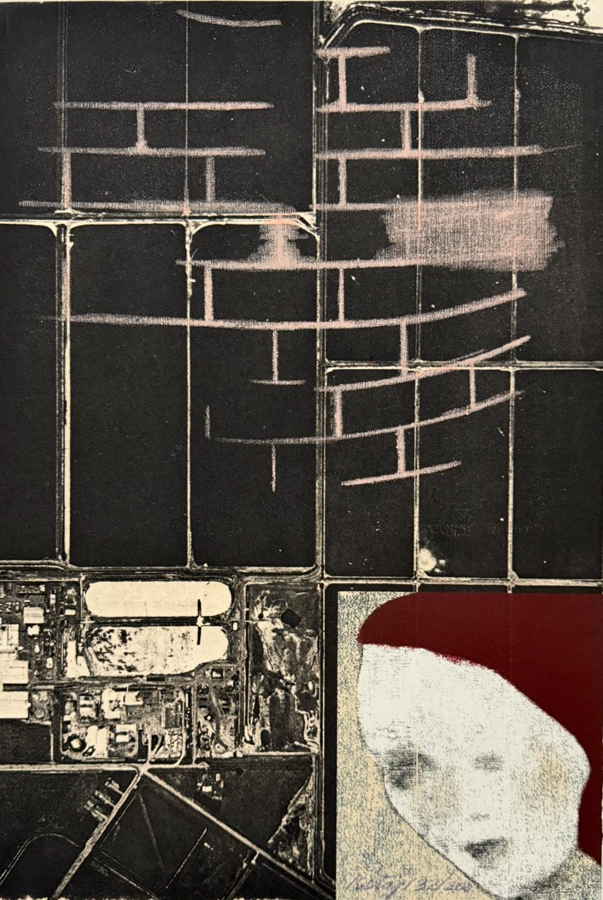 British Pop Art Artist RB Kitaj Screenprint Day Book Serigraph Silkscreen Signed - Black Abstract Print by Ronald Brooks Kitaj