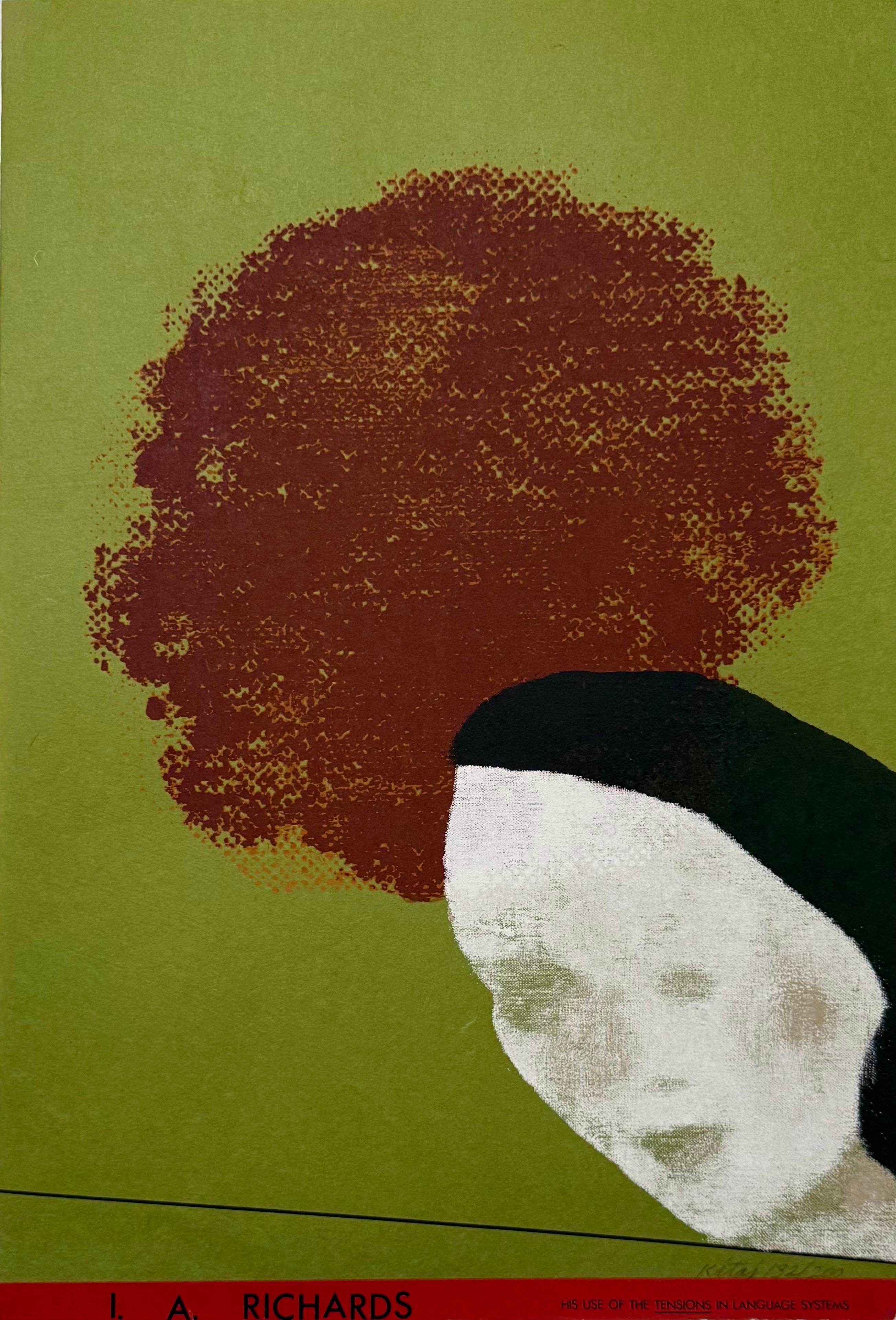 Ronald Brooks Kitaj Abstract Print - British Pop Art Artist RB Kitaj Screenprint Day Book Serigraph Silkscreen Signed