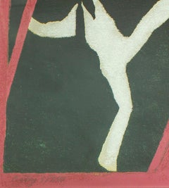 "Performing Arts Center" lithograph by R. B. Kitaj from "New York, New York"