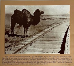 R.B. Kitaj Screenprint Collage Hand Signed British Pop Art Film Still Camel 